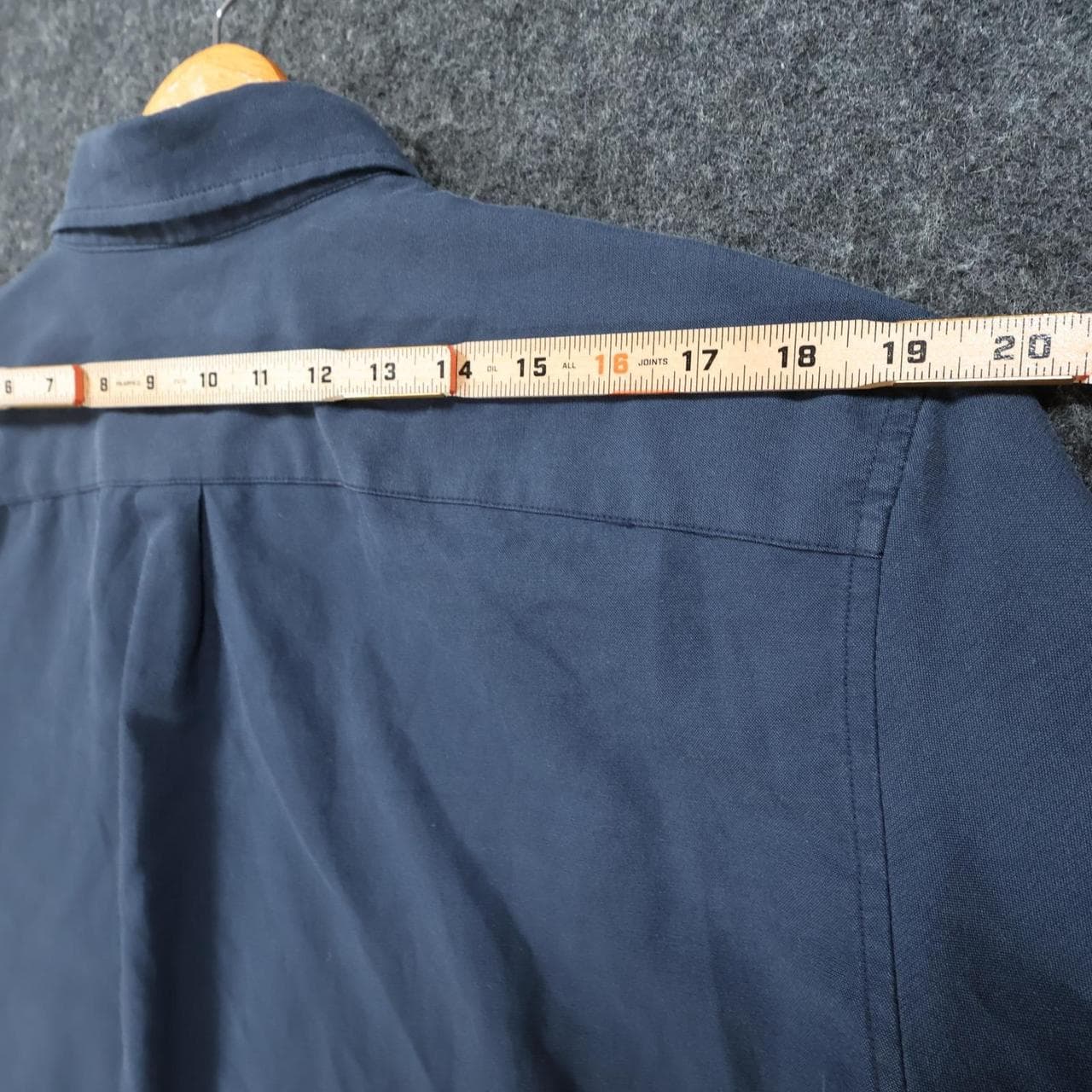 Oxford Men's XL Navy Blue Cotton Button Down Shirt - Casual Workwear - Thumbnail 6