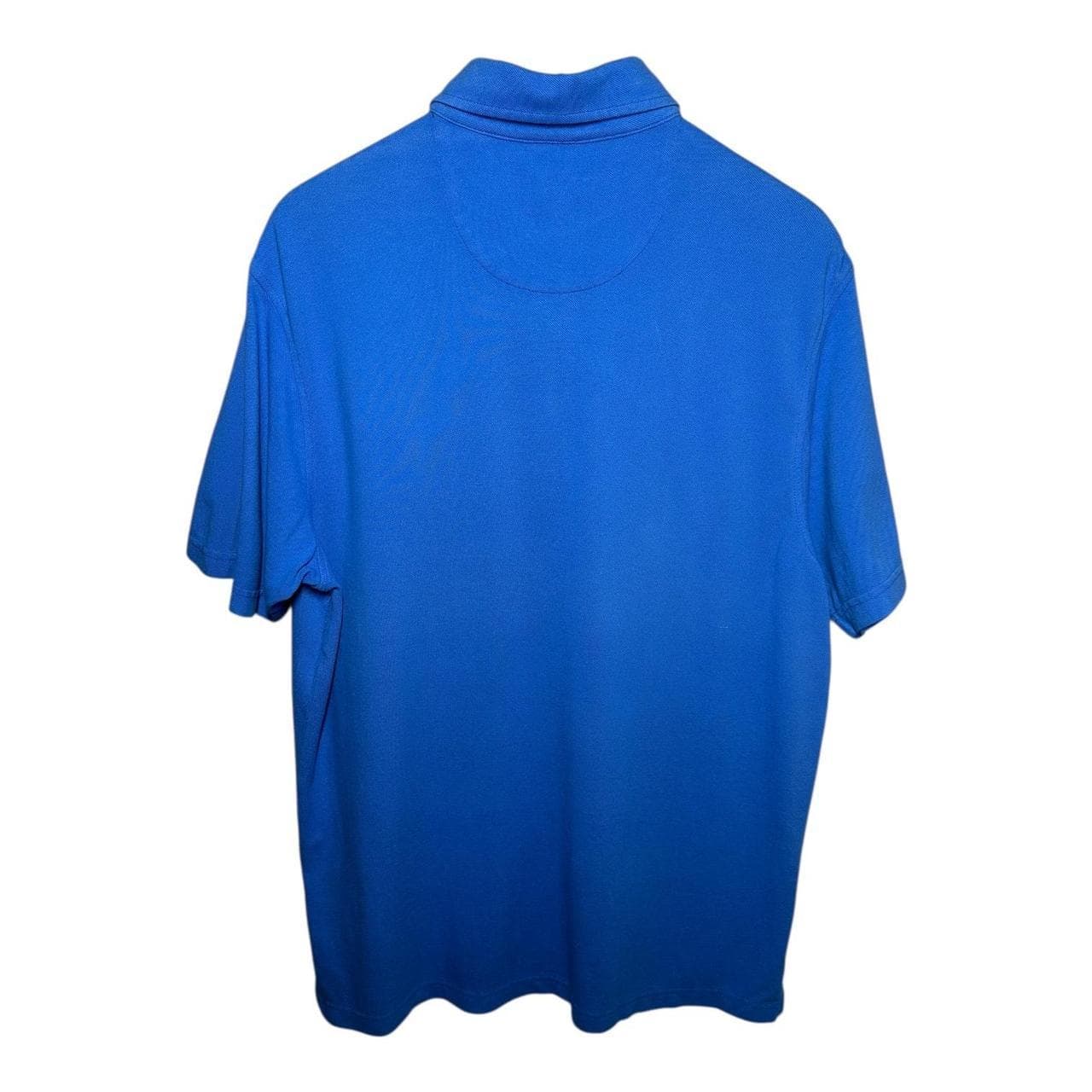Cremieux Classics Pique Polo Royal Blue – Size L - Thumbnail 3