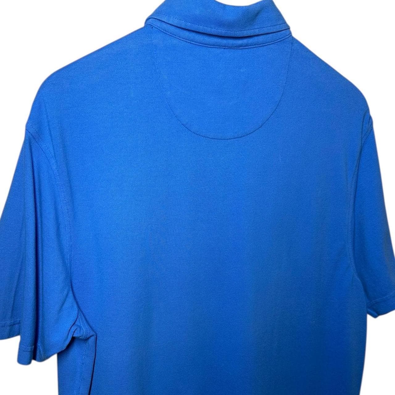 Cremieux Classics Pique Polo Royal Blue – Size L - Thumbnail 5
