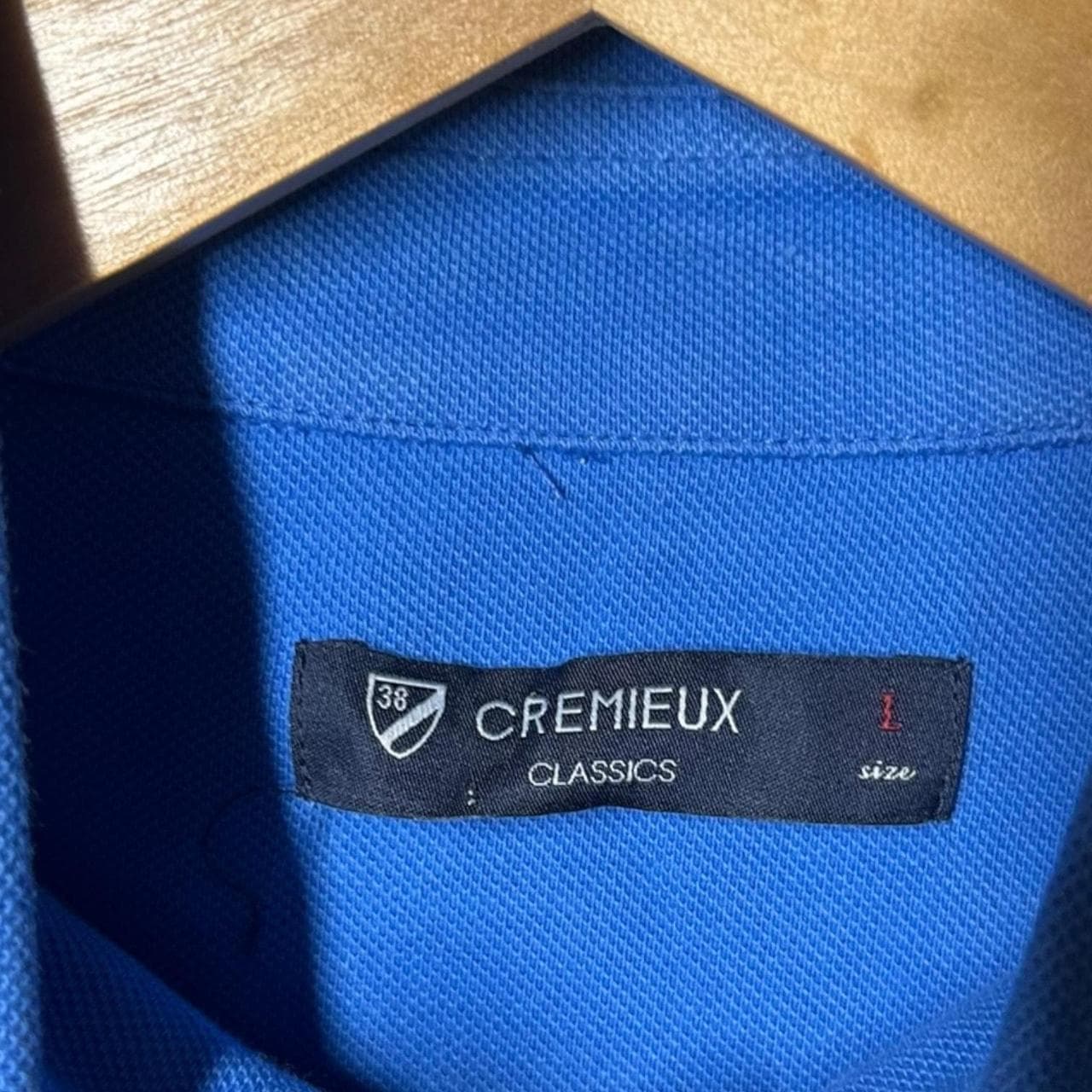 Cremieux Classics Pique Polo Royal Blue – Size L - Thumbnail 7