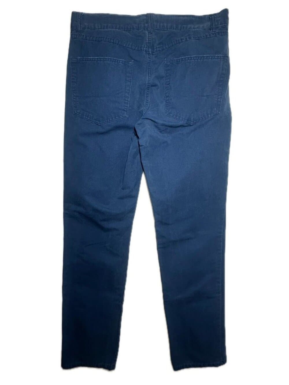 Threads Saks Fifth Avenue Men's Blue Relaxed Fit Chinos Size 30 - Thumbnail 2