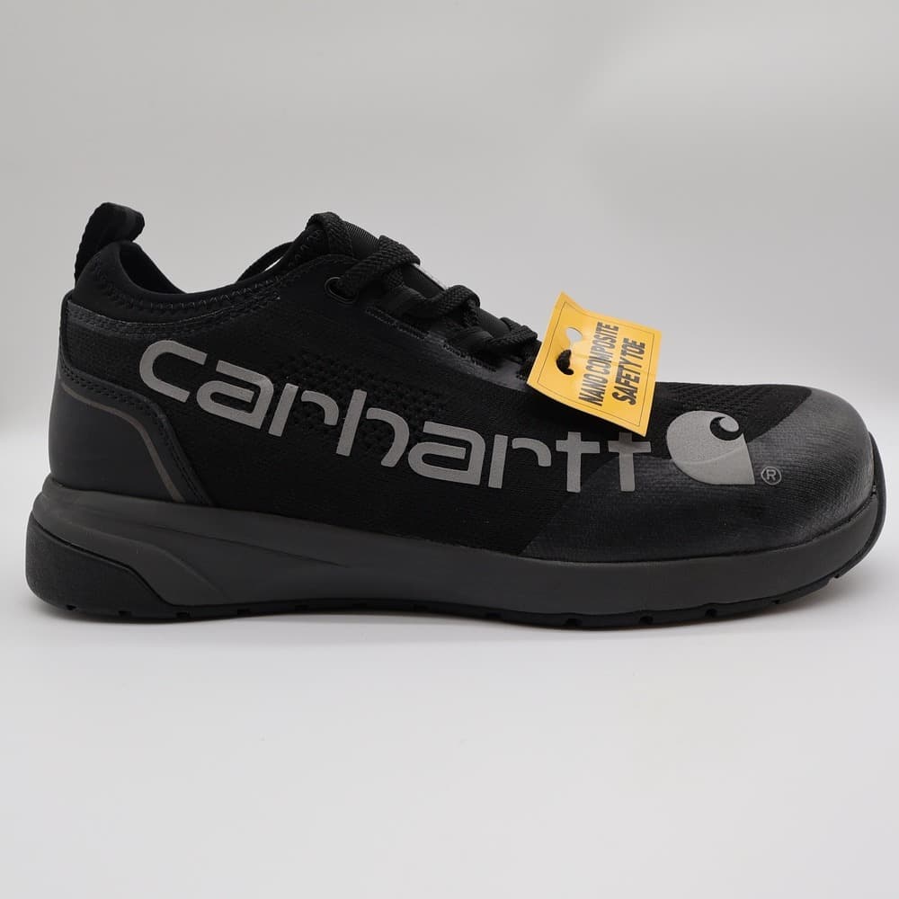 Carhartt Force Nano Composite Toe Work Shoe Mens 10.5 Black Safety EH - Thumbnail 9