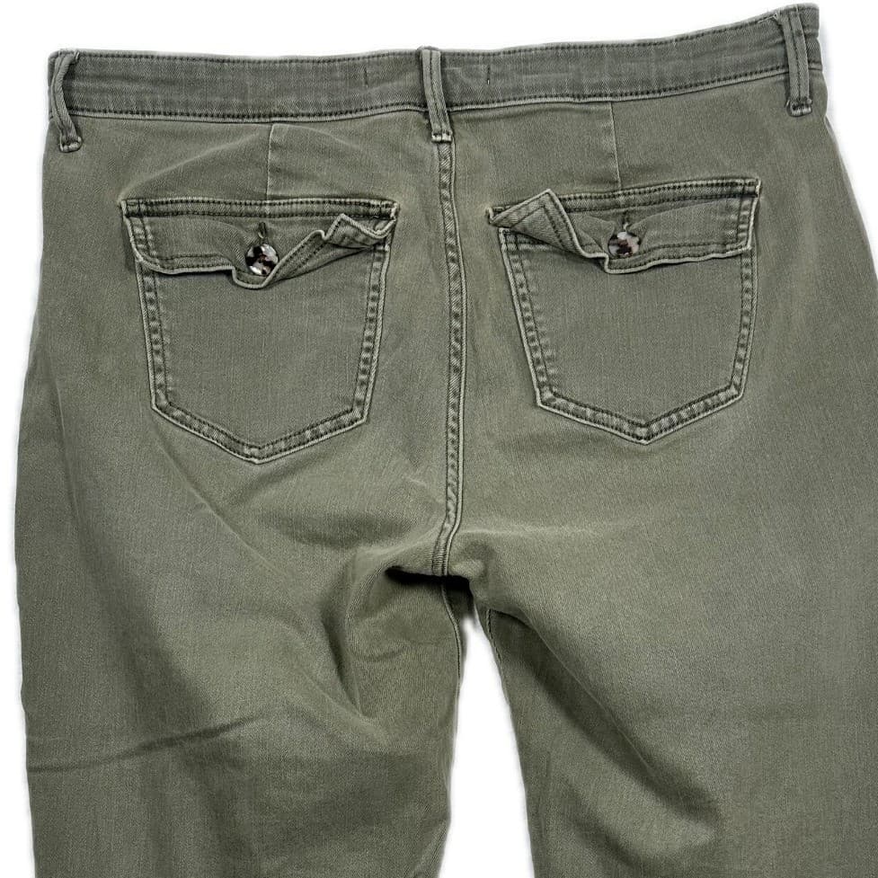 Sam Edelman The Cargo Ankle Olive Green Utility Pants Women Size 29 - Thumbnail 4