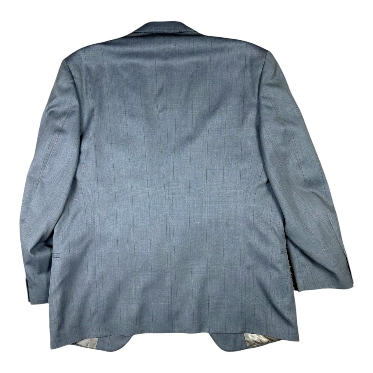 Nino Cerruti Rue Royale Mens 44R Pinstripe Suit Jacket Pants Tailored USA Gray - Thumbnail 5
