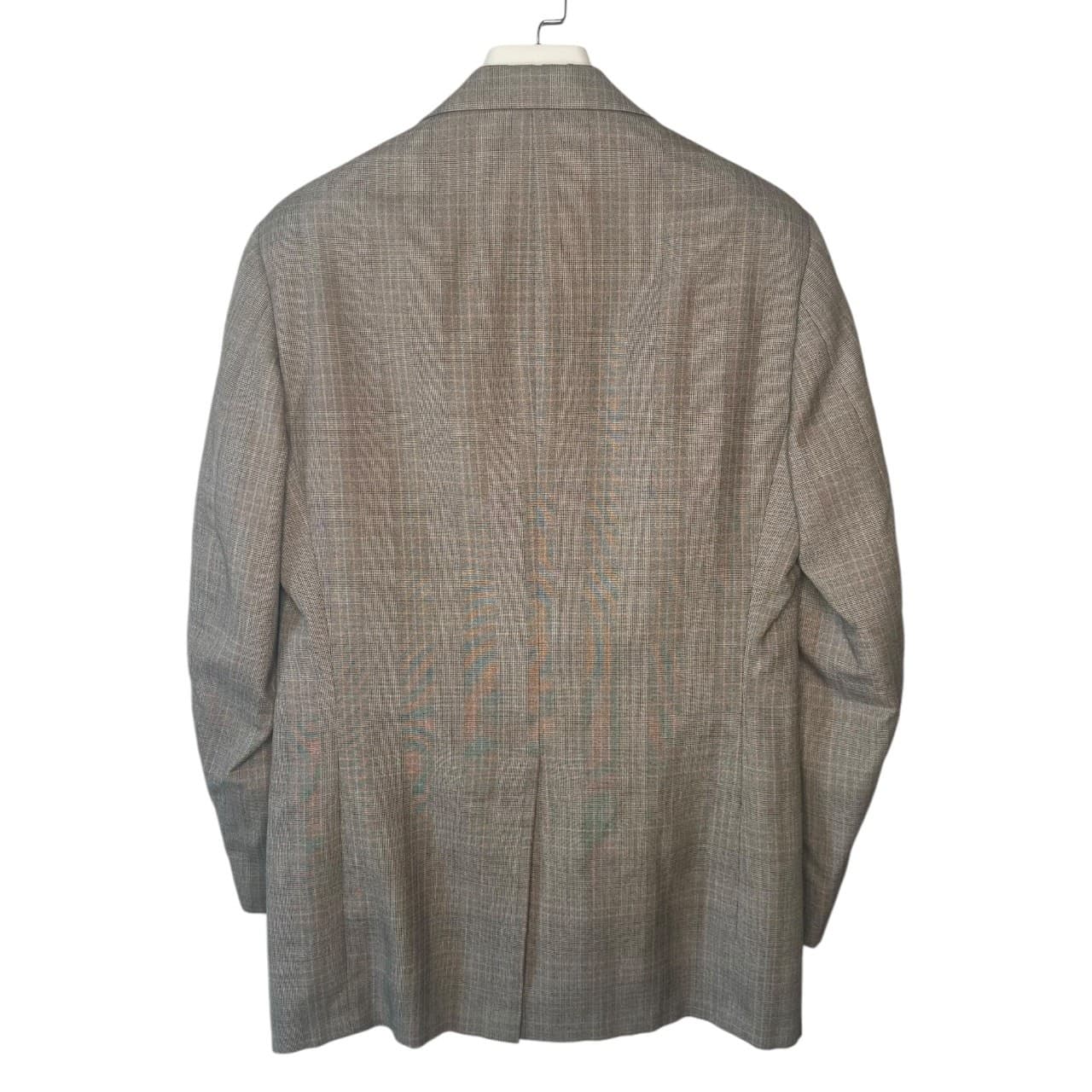 Palm Beach Windowpane Blazer Mens 40R Sport Coat Vintage - Thumbnail 4