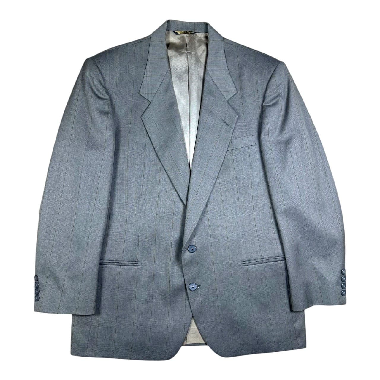 Nino Cerruti Rue Royale Mens 44R Pinstripe Suit Jacket Pants Tailored USA Gray - Thumbnail 2