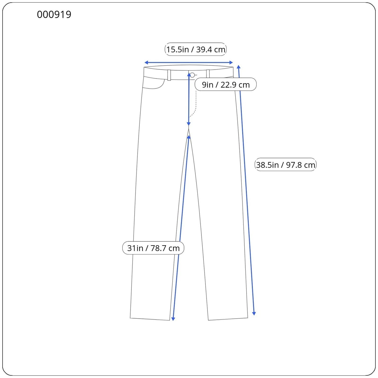 Express Design Studio Dark Wash Denim Wide Leg Pants Size 4 - Thumbnail 6