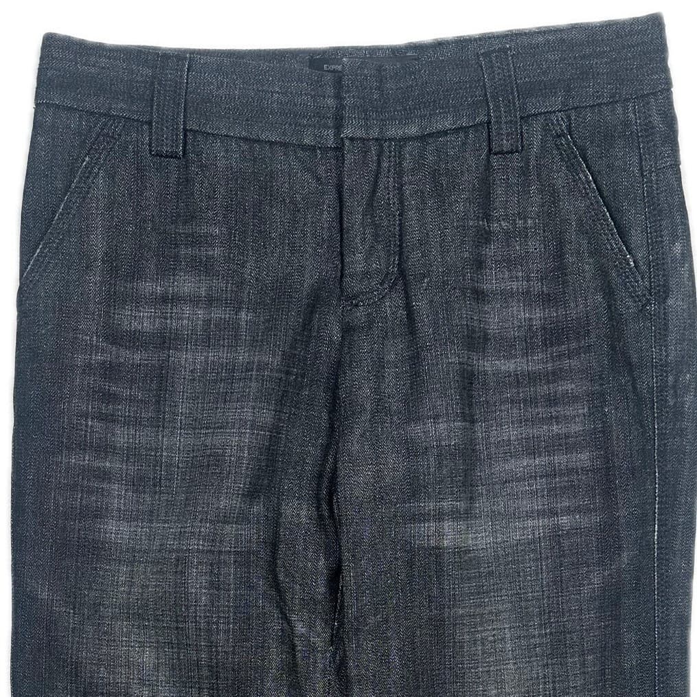 Express Design Studio Dark Wash Denim Wide Leg Pants Size 4 - Thumbnail 3