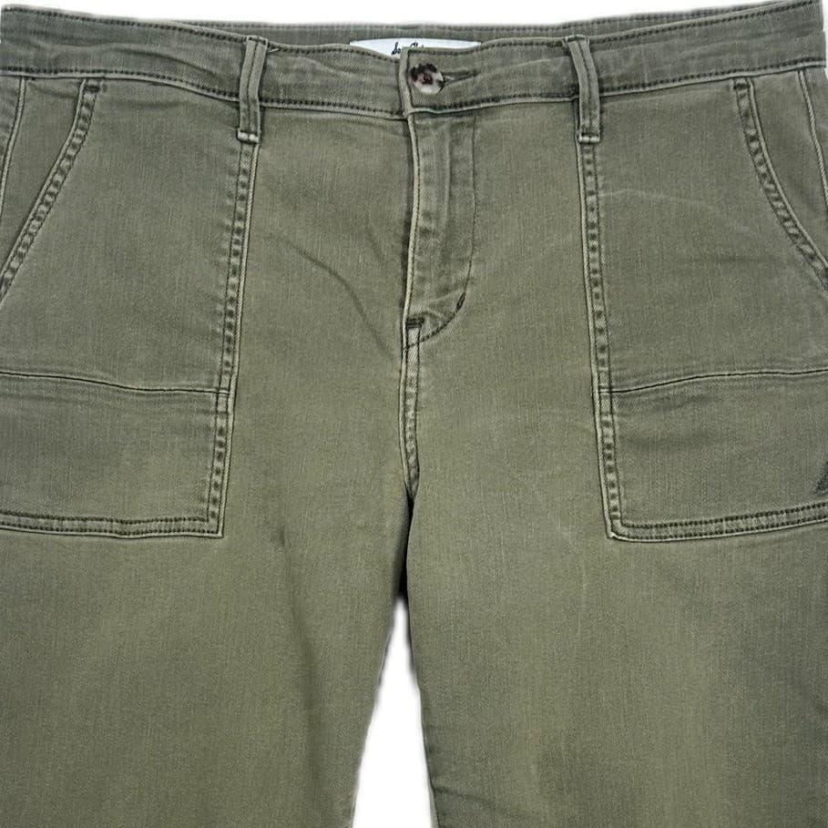 Sam Edelman The Cargo Ankle Olive Green Utility Pants Women Size 29 - Thumbnail 2