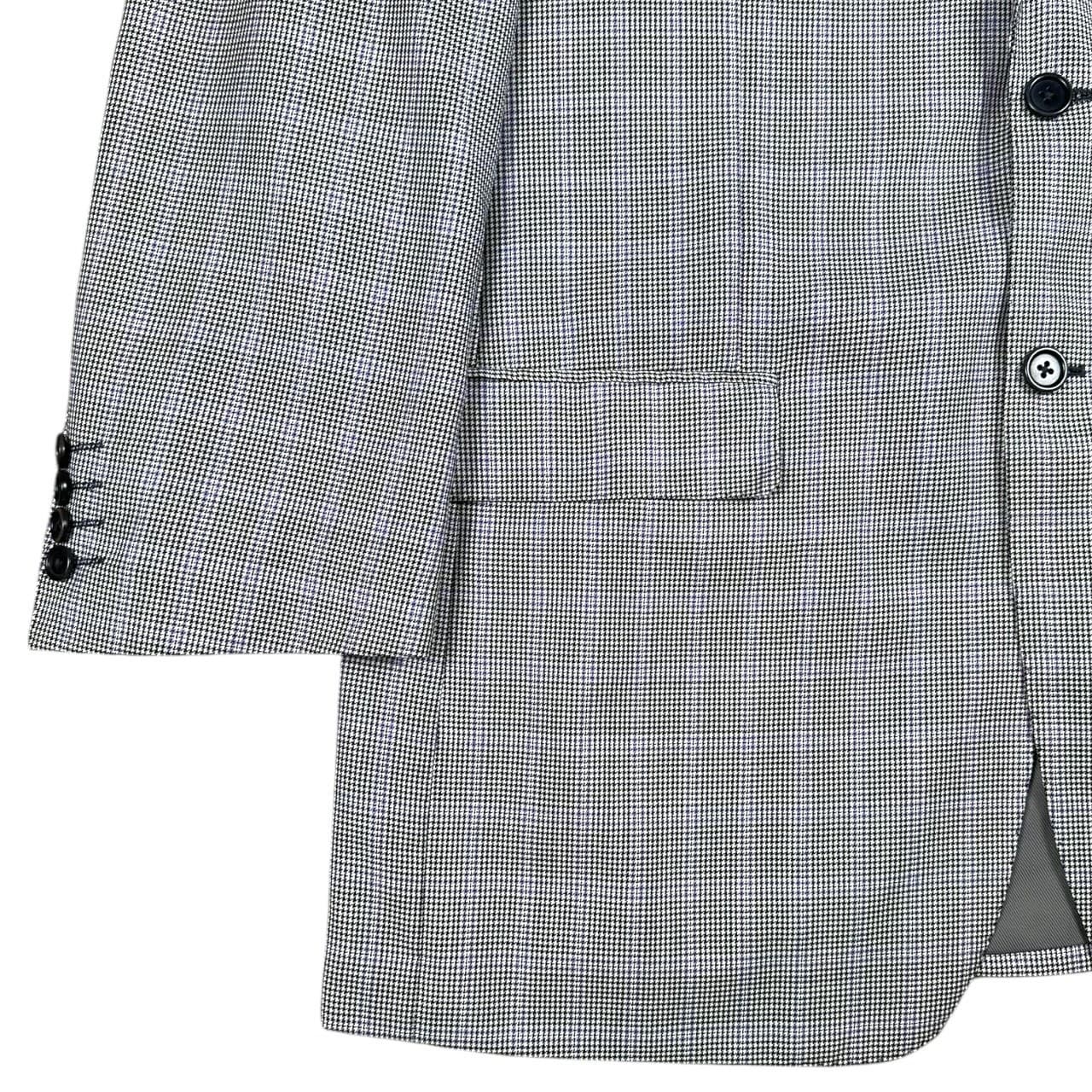 Tom Rogers Jr Blazer Mens 44R Black White Micro Check Suit Jacket - Thumbnail 6