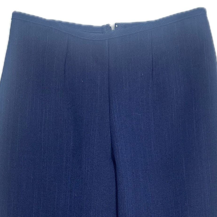My Michelle Womens Navy Blue Pinstripe Dress Pants Size 9 10 - Thumbnail 3