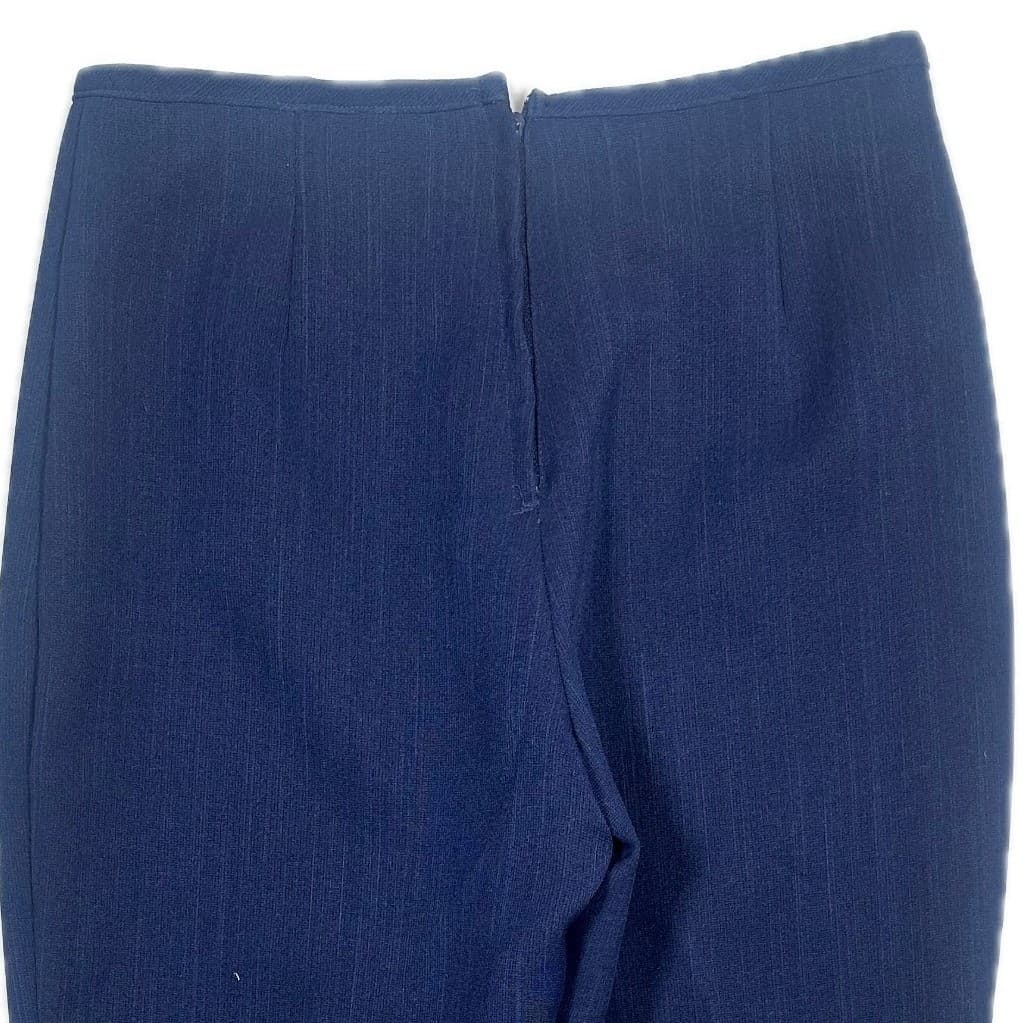 My Michelle Womens Navy Blue Pinstripe Dress Pants Size 9 10 - Thumbnail 4