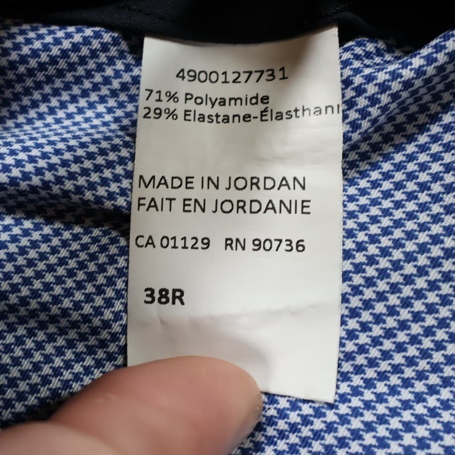 Hart Schaffner Marx Dress Pants Mens 38R Gray Excellent Performance Stretch - Thumbnail 7
