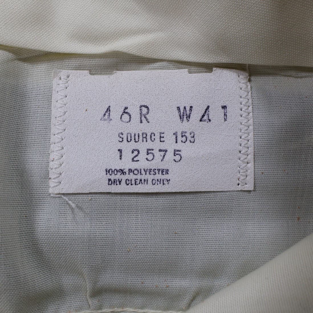 Vintage Unbranded Dress Pants Mens 46 Gray Excellent Textured Trousers 46R W41 - Thumbnail 5