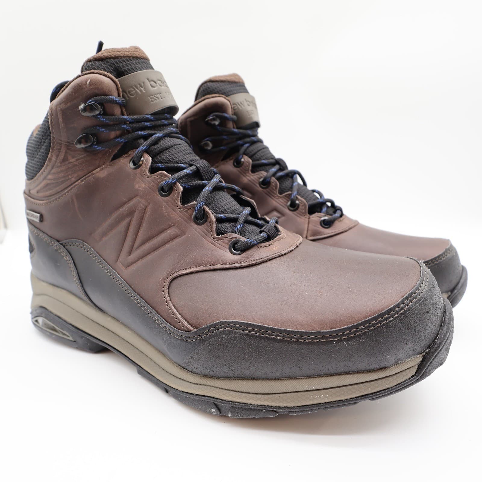 New Balance MW1400DB Men's 11 4E Waterproof Brown Leather Hiking Boots - Thumbnail 2