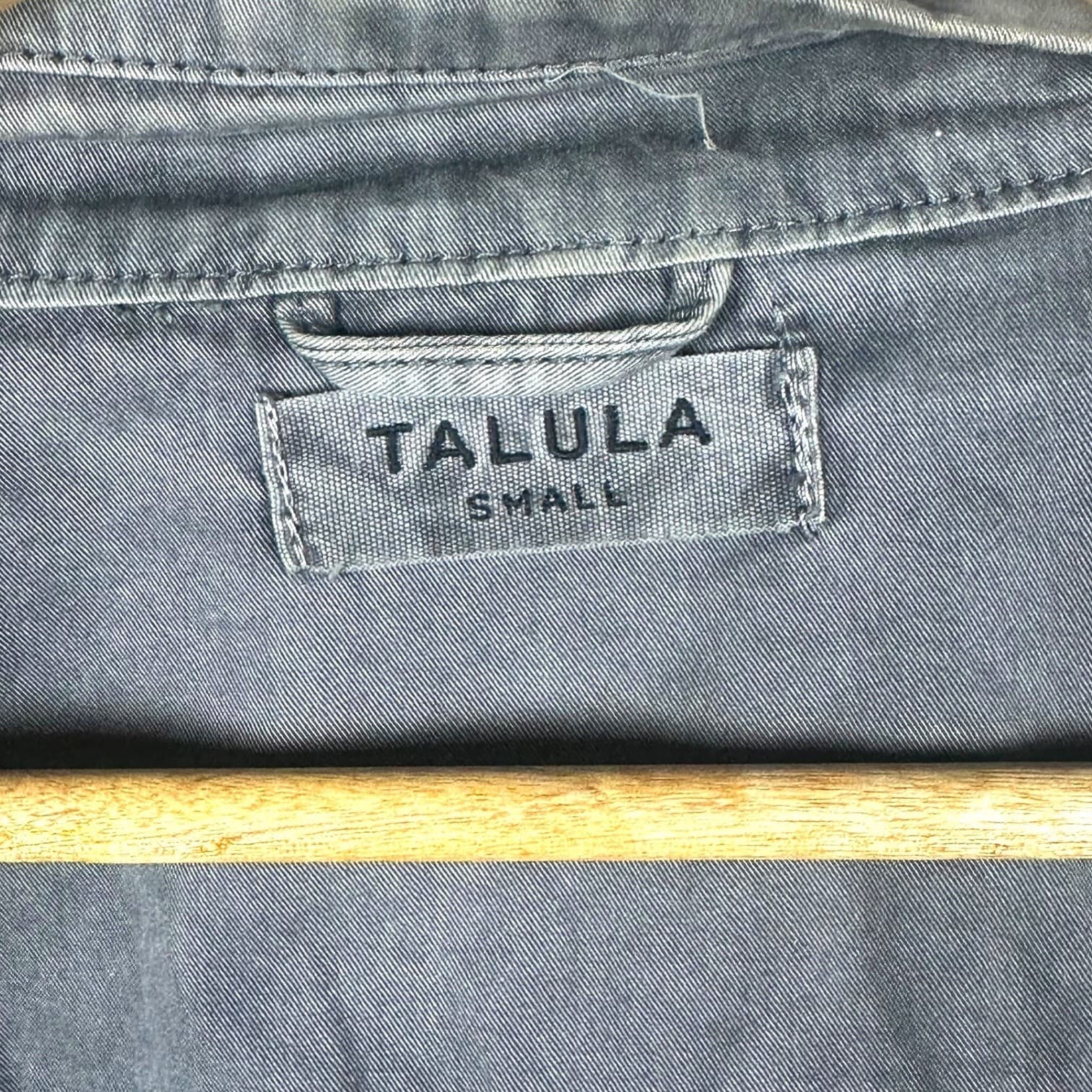 Talula Women Gray Utility Jacket Drawstring Hood Size Small - Thumbnail 5