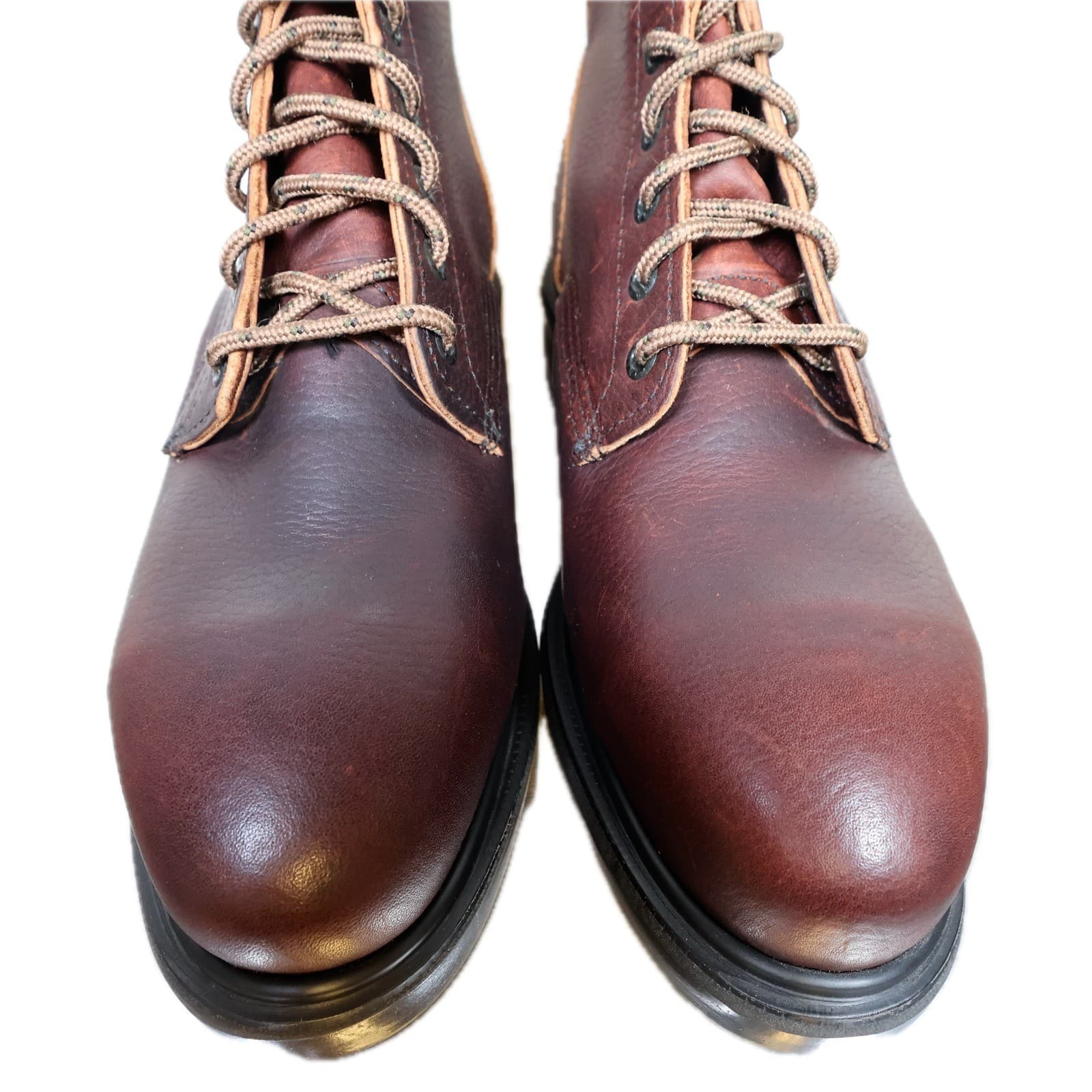 Red Wing 4451 Work Boots Mens 10 Brown Leather Steel Toe EH SuperSole USA - Thumbnail 11