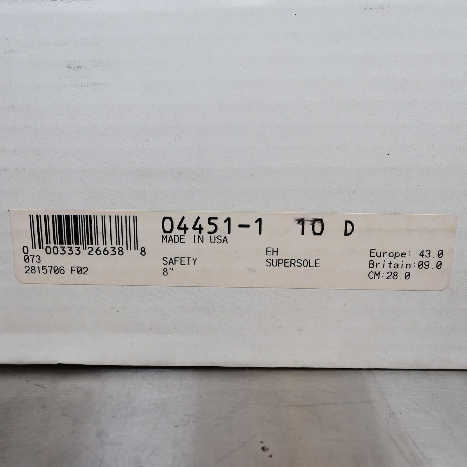 Red Wing 4451 Work Boots Mens 10 Brown Leather Steel Toe EH SuperSole USA - Thumbnail 9