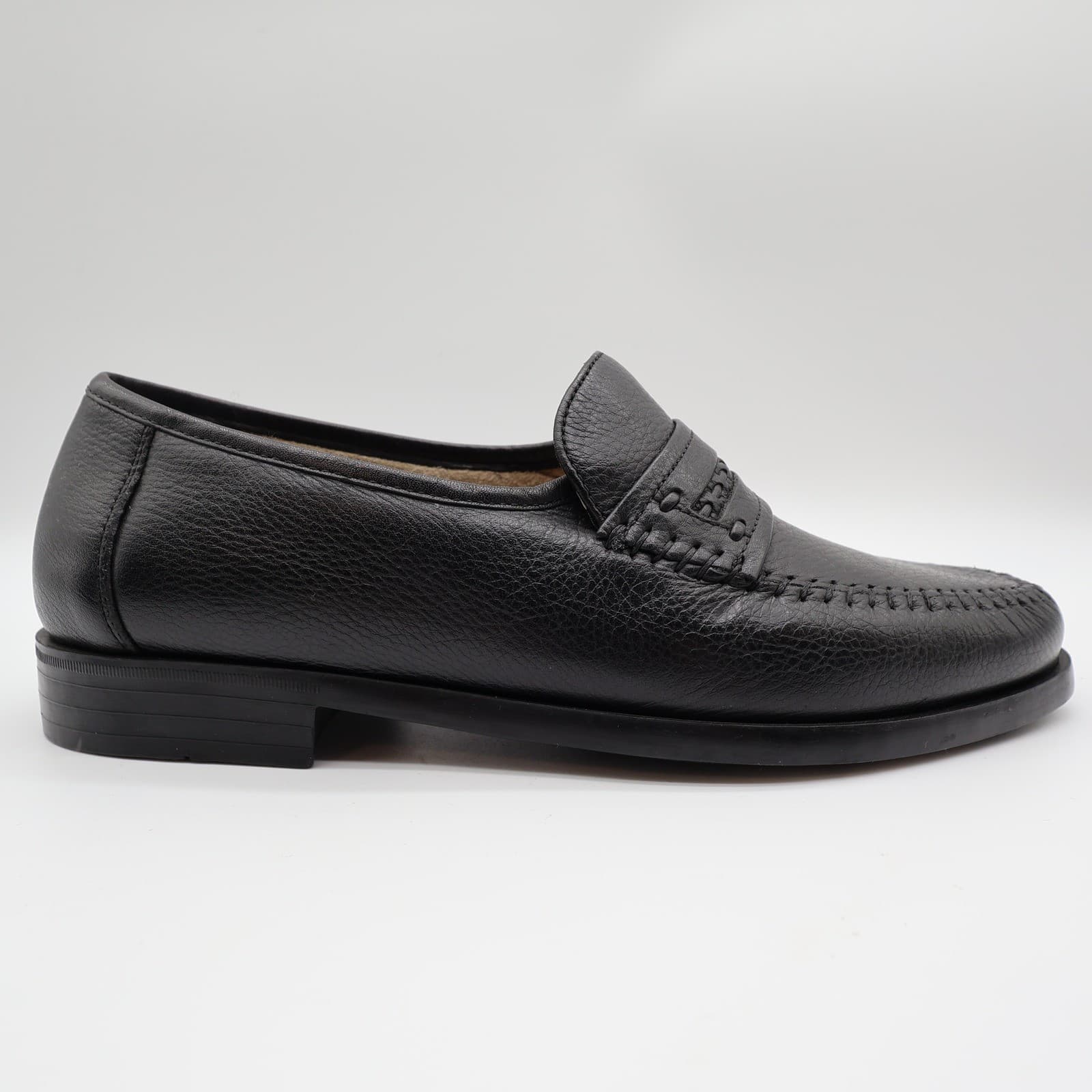 Nunn Bush Edgar Loafers Men's 9 Black Leather Comfort Gel Slip-On - Thumbnail 10