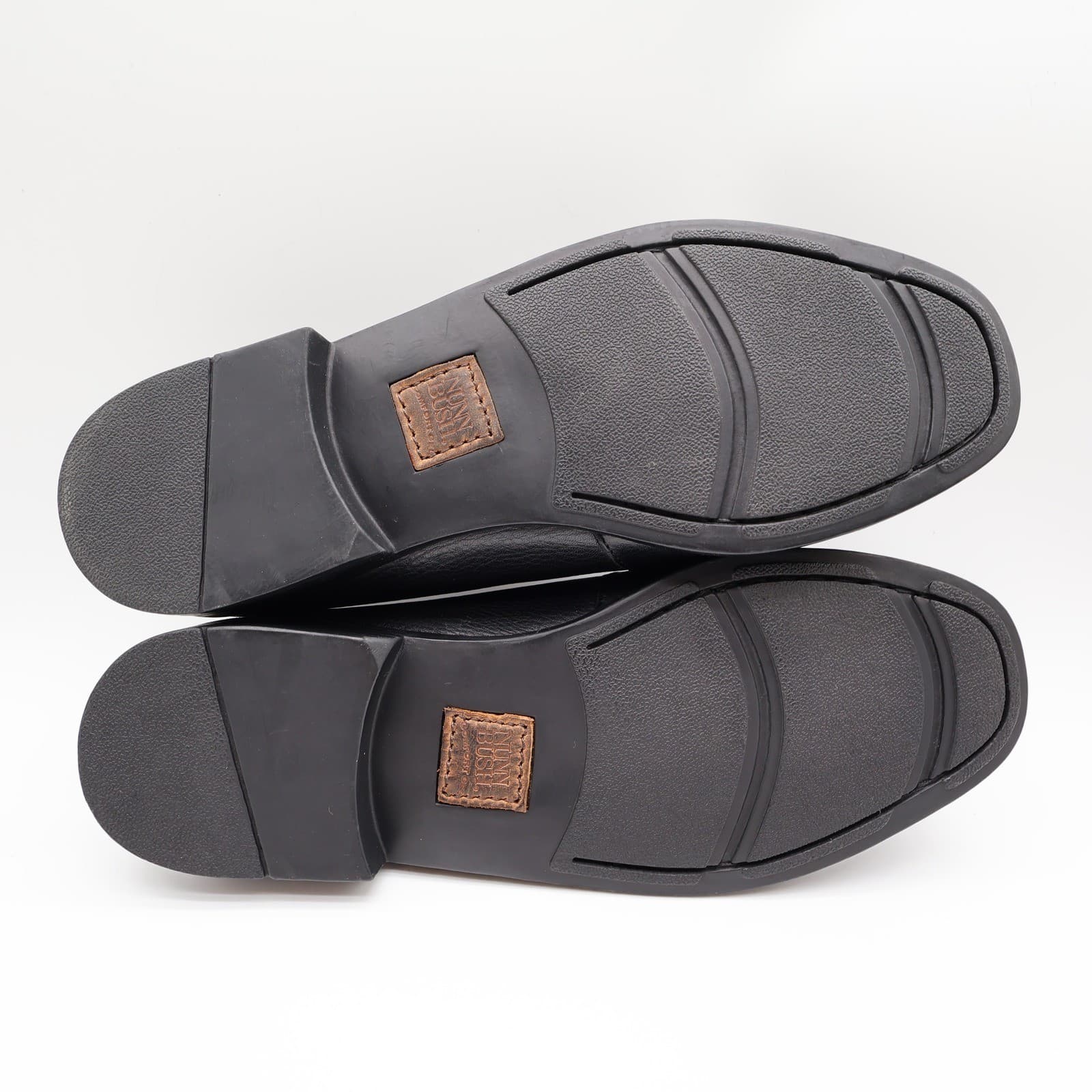 Nunn Bush Edgar Loafers Men's 9 Black Leather Comfort Gel Slip-On - Thumbnail 5