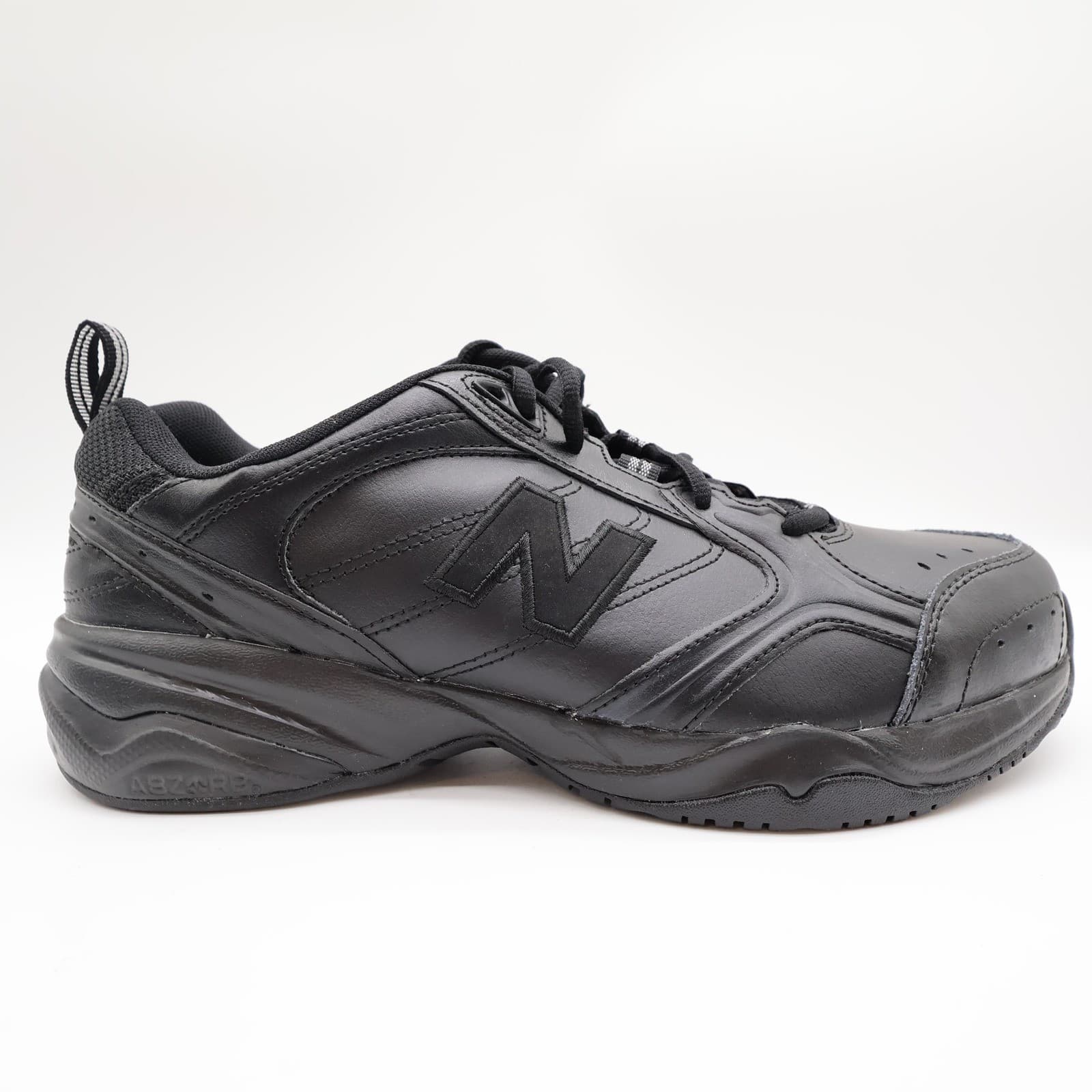 New Balance 624 Men's 10 2E Black Leather Wide Training Shoes MX624AB2 - Thumbnail 12