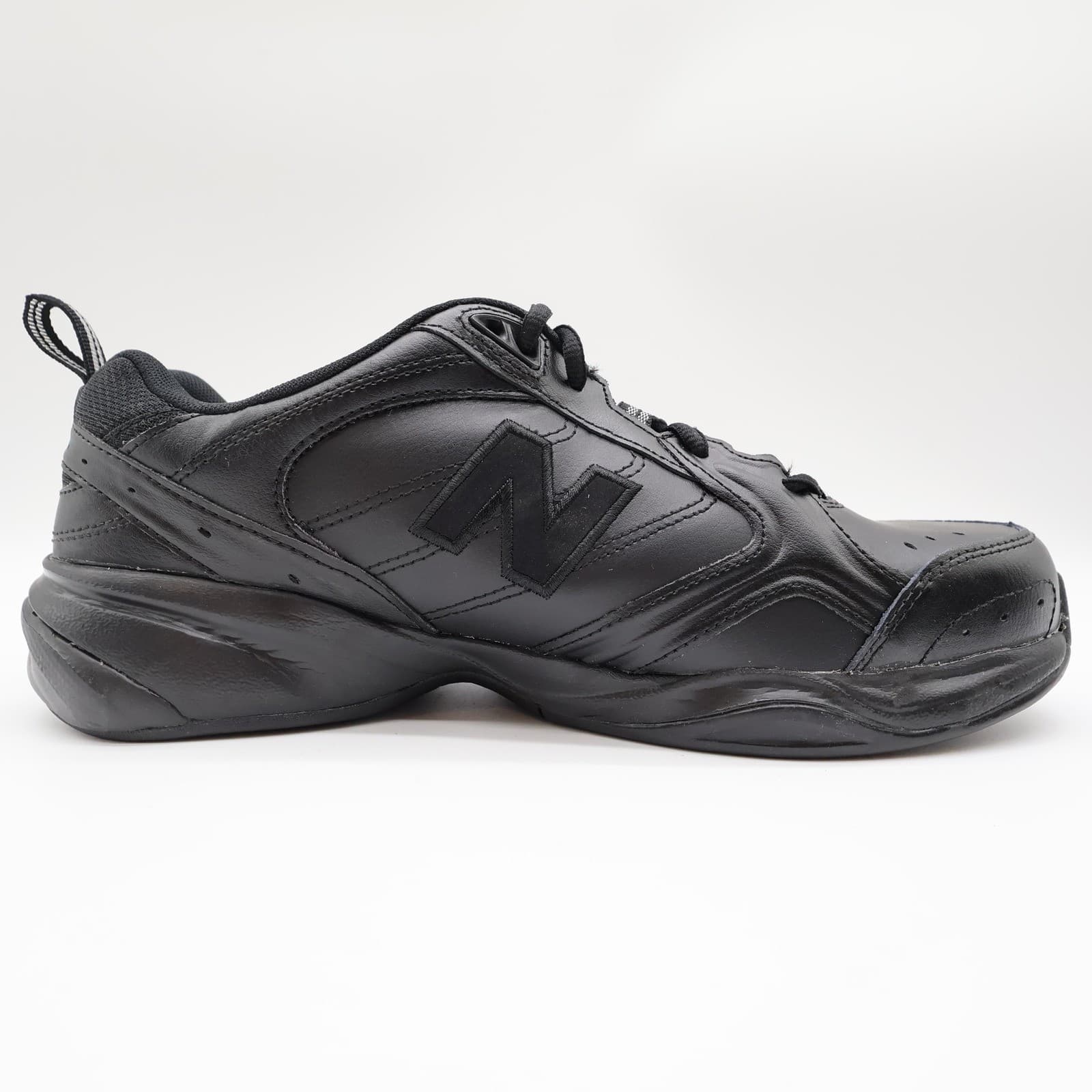 New Balance 624 Men's 10 2E Black Leather Wide Training Shoes MX624AB2 - Thumbnail 10