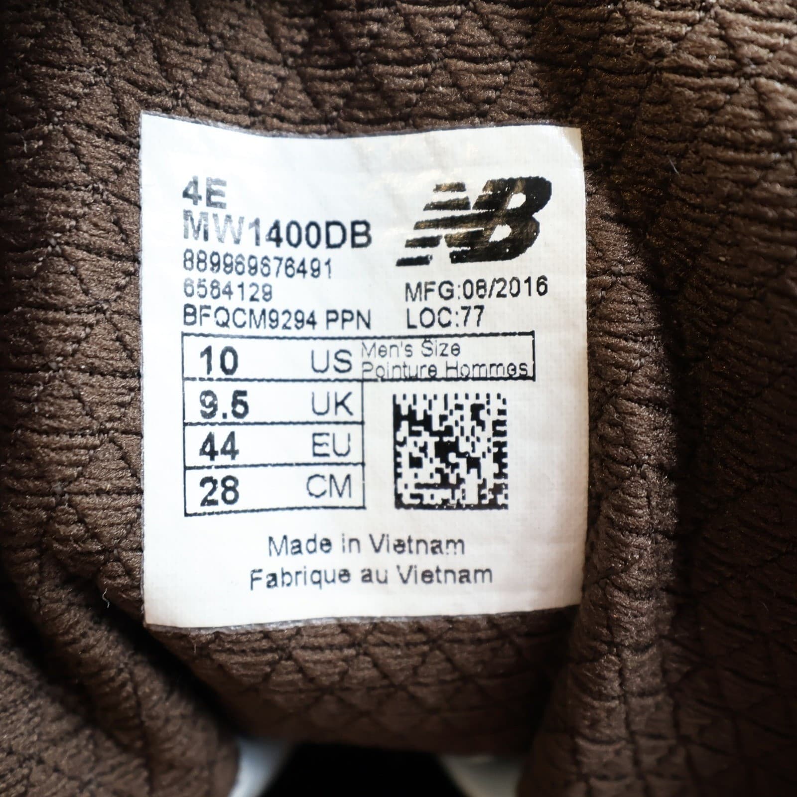 New Balance 1400 Hiking Boots Mens 10 4E Brown Leather Waterproof MW1400DB - Thumbnail 7