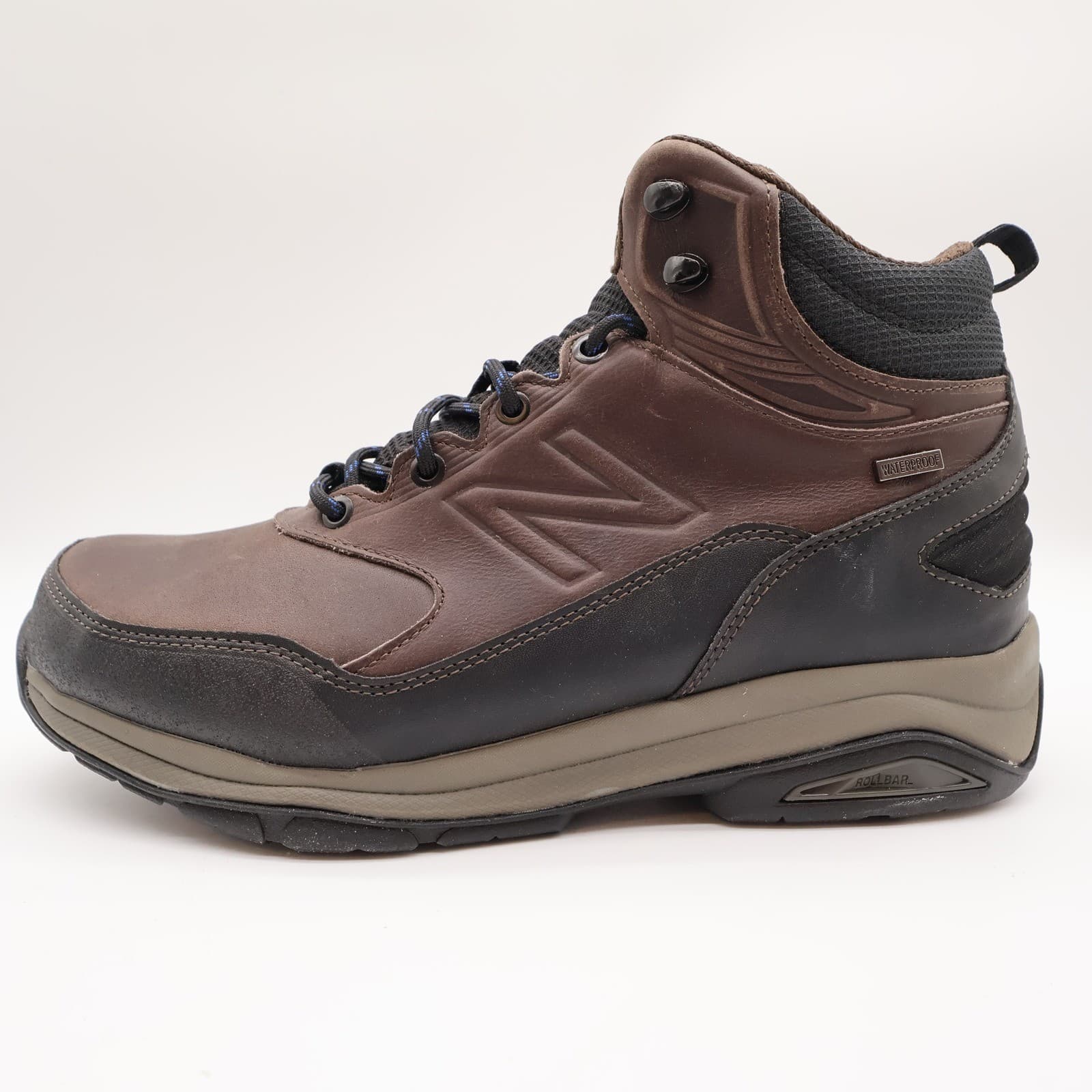 New Balance 1400 Hiking Boots Mens 10 4E Brown Leather Waterproof MW1400DB - Thumbnail 13
