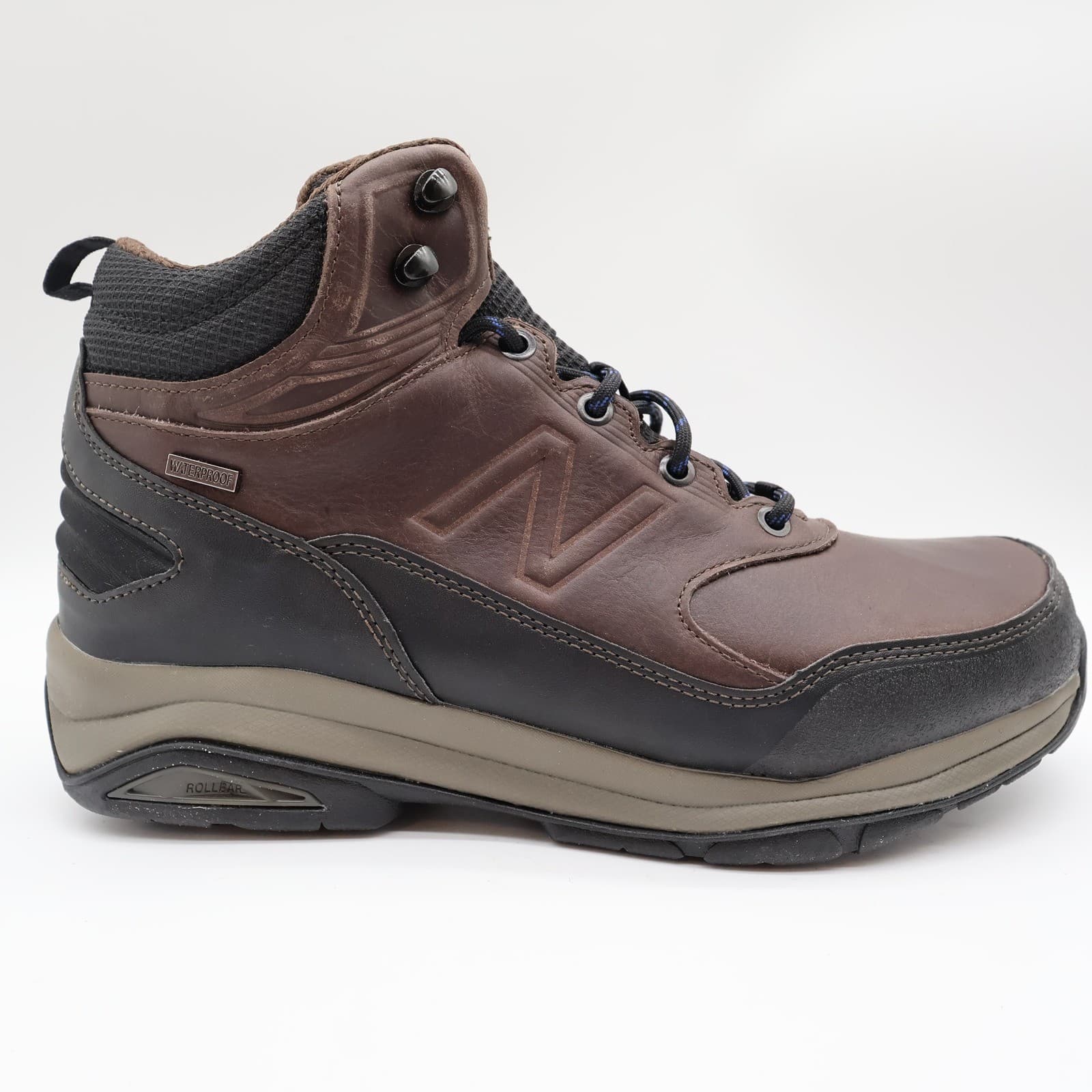 New Balance 1400 Hiking Boots Mens 10 4E Brown Leather Waterproof MW1400DB - Thumbnail 10
