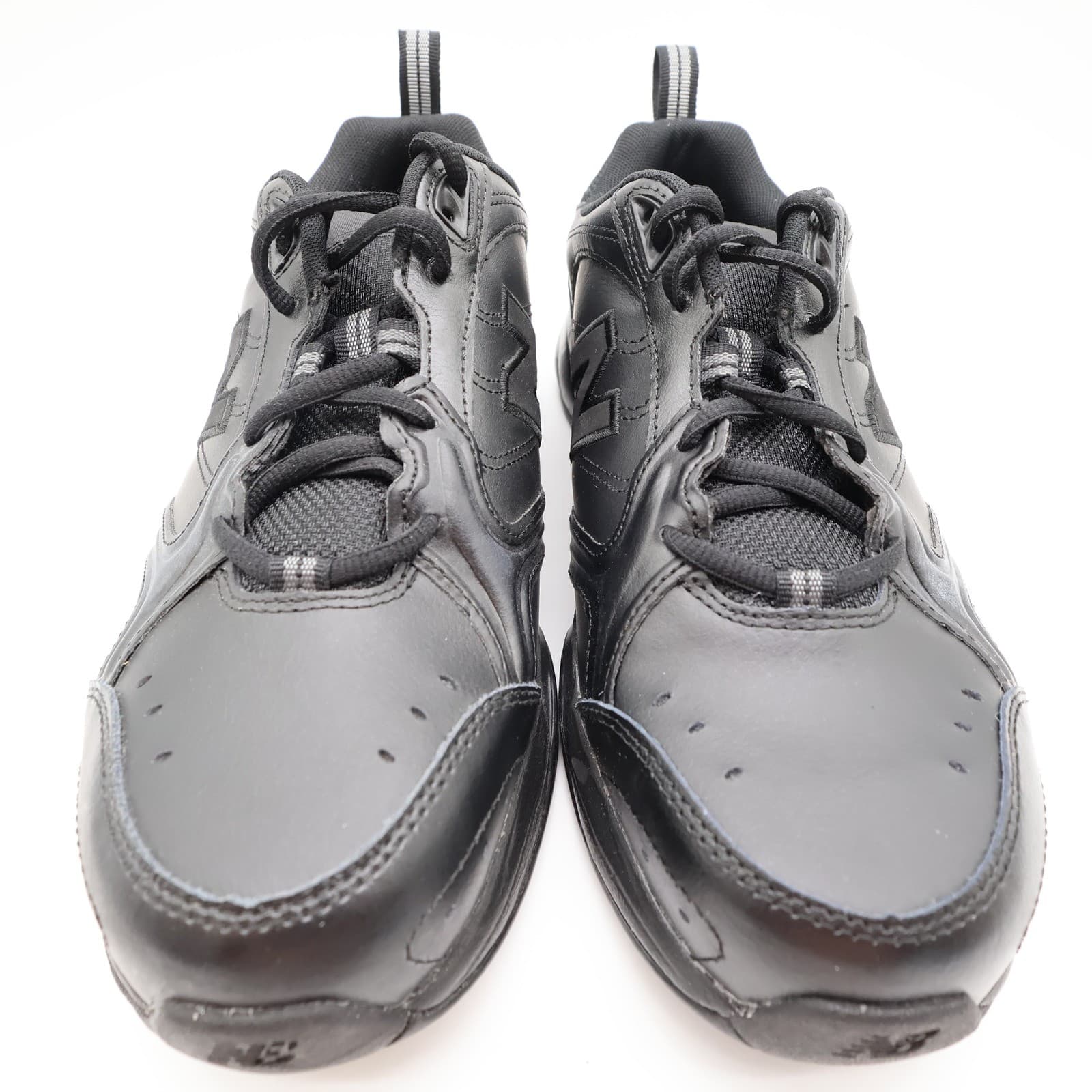 New Balance 624 Men's 10 2E Black Leather Wide Training Shoes MX624AB2 - Thumbnail 4
