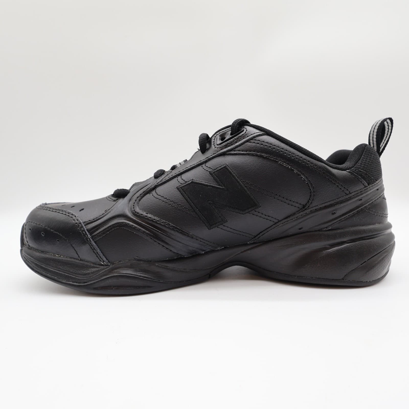 New Balance 624 Men's 10 2E Black Leather Wide Training Shoes MX624AB2 - Thumbnail 13