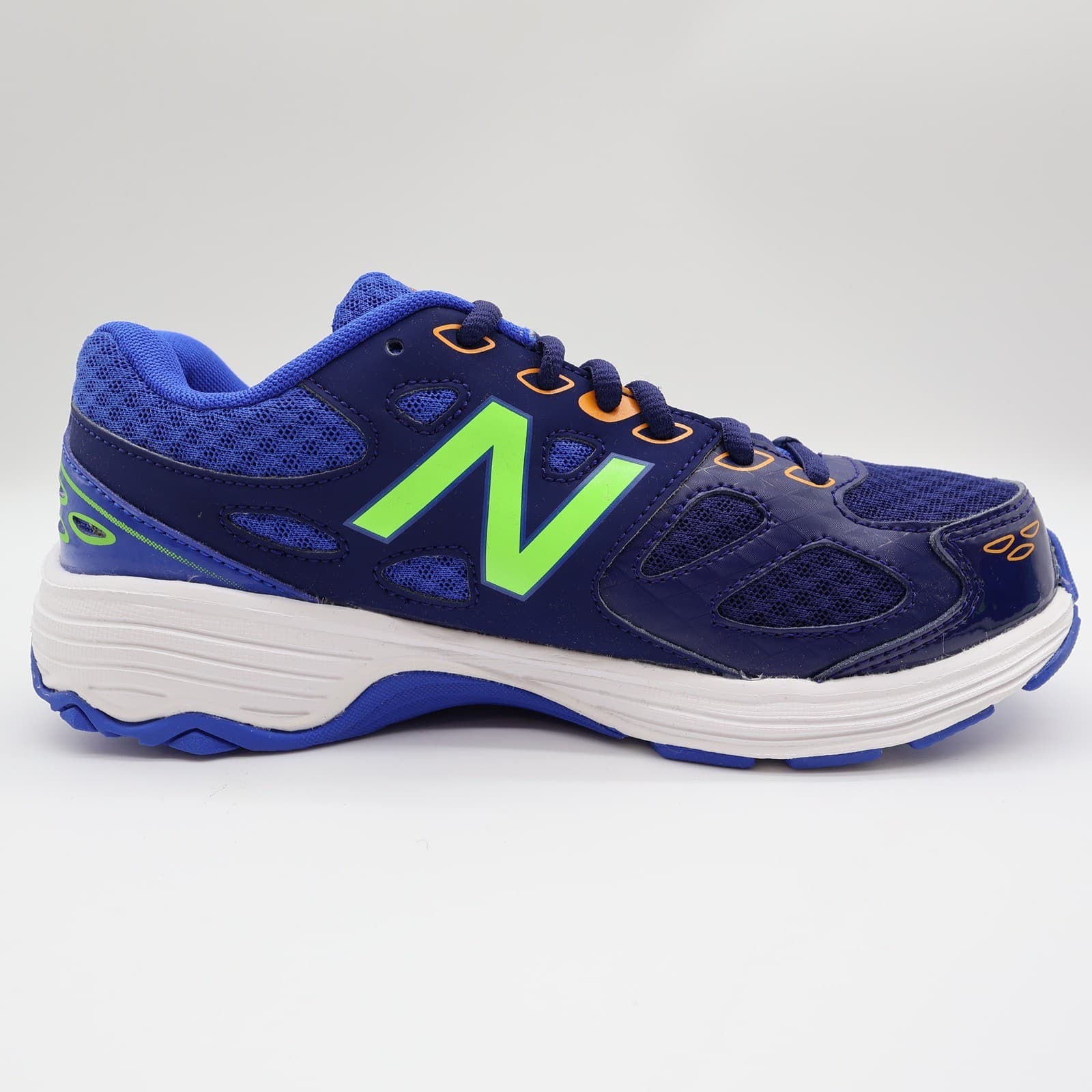 New Balance 680 Running Shoes Kids 4.5 Blue Mesh TechRide KR680BTY - Thumbnail 9