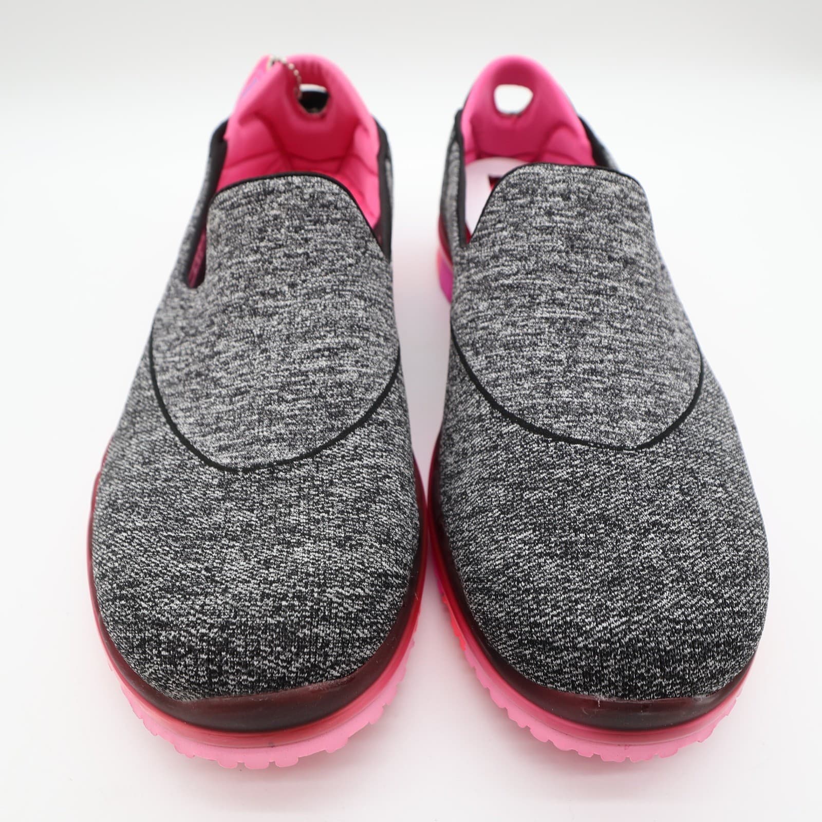 Skechers Go Flex Walk Women's 9.5 Black Hot Pink Slip-On Walking Shoes - Thumbnail 4