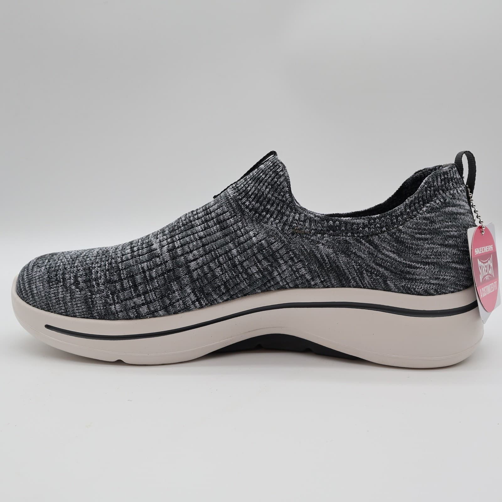 Skechers Go Walk Arch Fit Women’s Slip On Gray Blue Rainbow Sunrise 10 - Thumbnail 12
