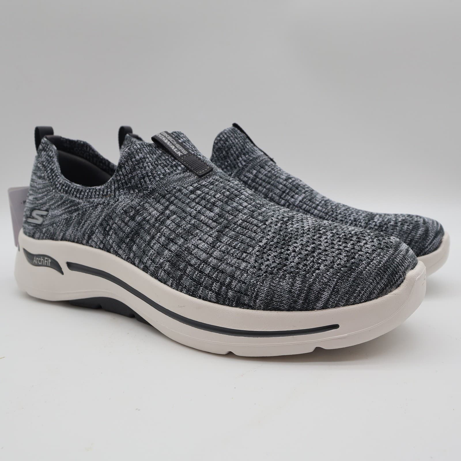 Skechers Go Walk Arch Fit Women’s Slip On Gray Blue Rainbow Sunrise 10 - Thumbnail 2