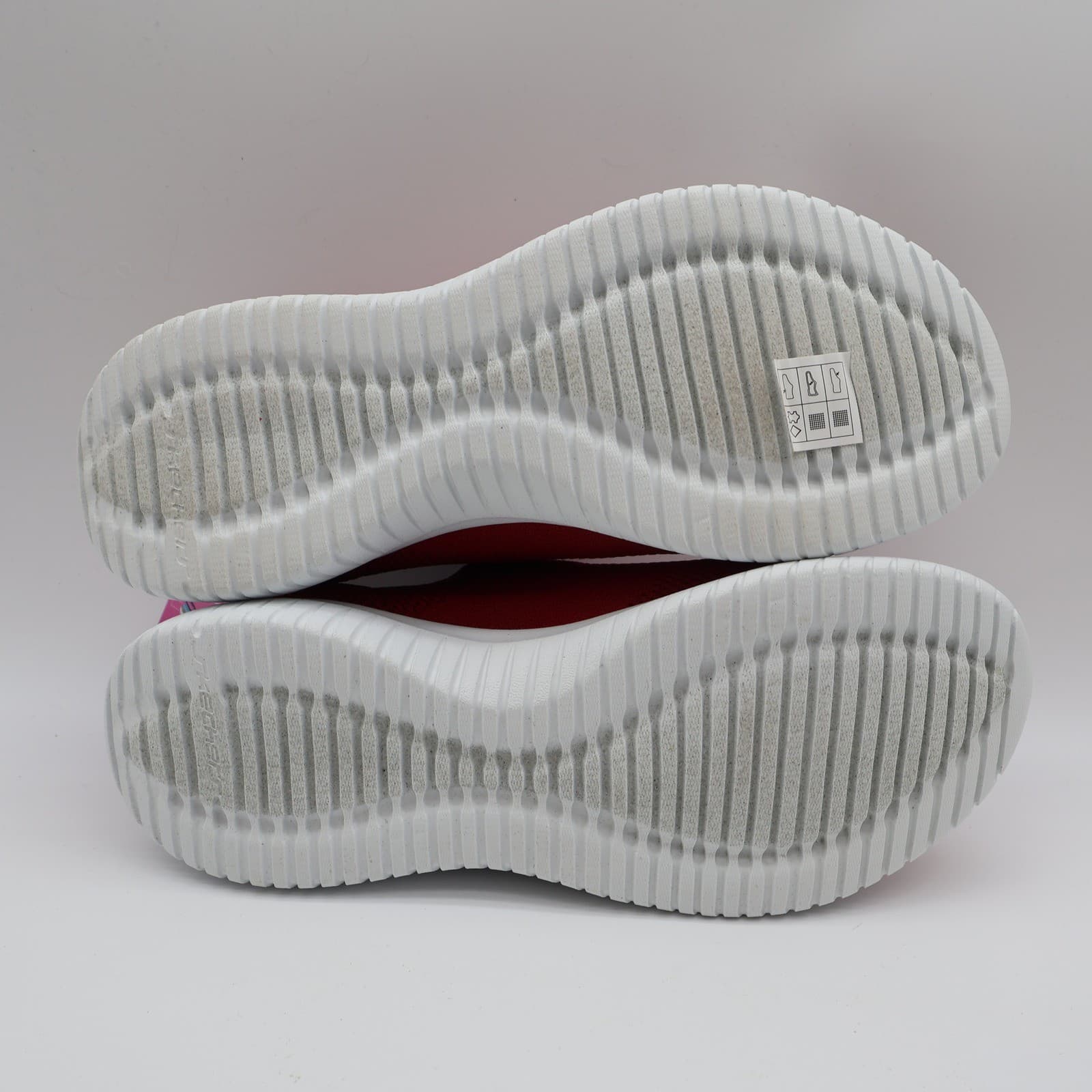 Skechers Ultra Flex First Take Women's Red Slip-On Sneakers Size 9 - Thumbnail 6