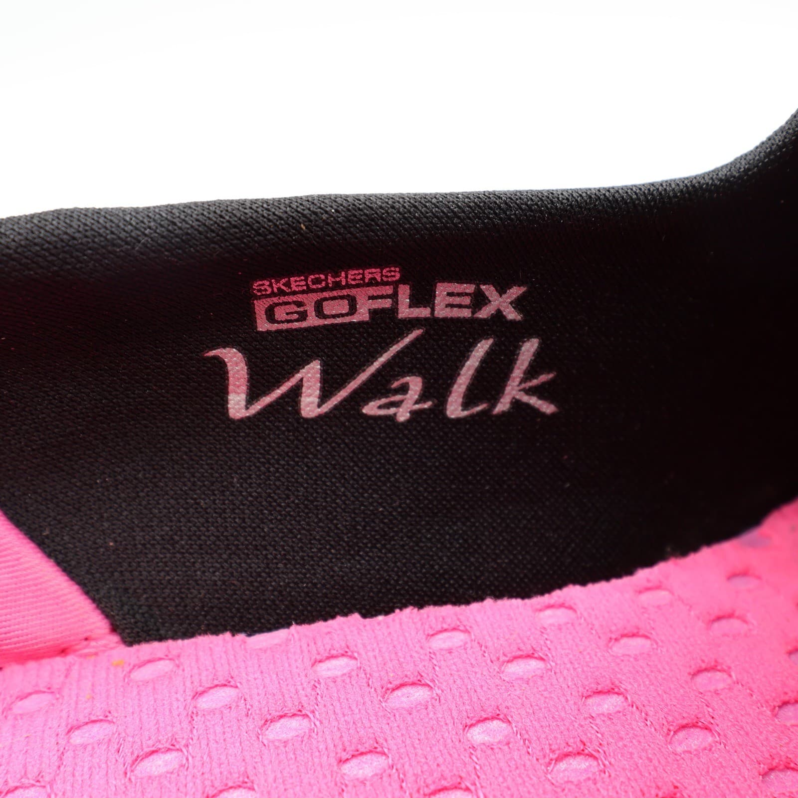 Skechers Go Flex Walk Women's 9.5 Black Hot Pink Slip-On Walking Shoes - Thumbnail 14