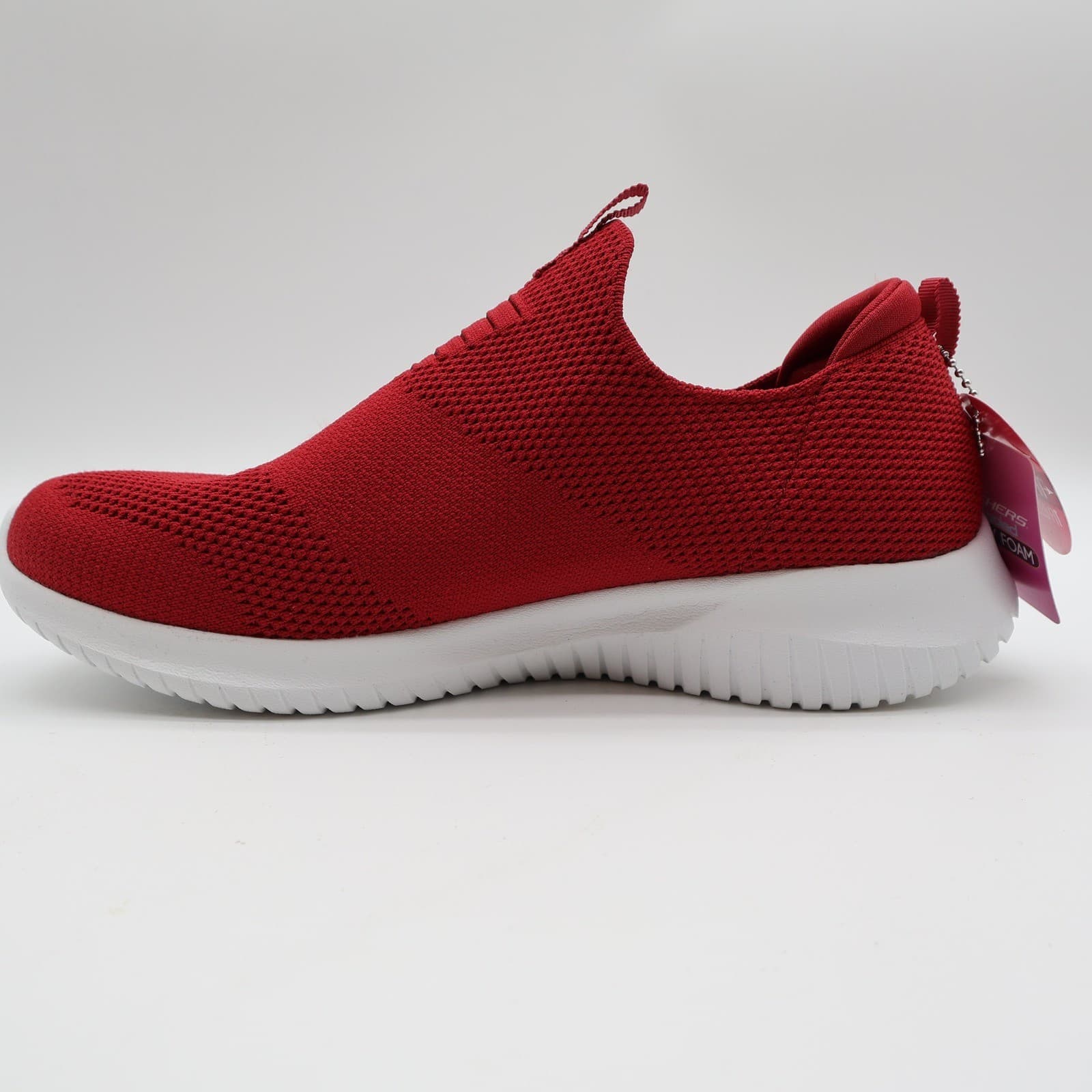 Skechers Ultra Flex First Take Women's Red Slip-On Sneakers Size 9 - Thumbnail 13