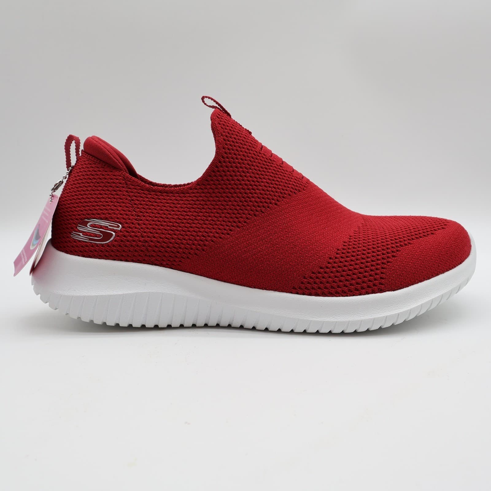 Skechers Ultra Flex First Take Women's Red Slip-On Sneakers Size 9 - Thumbnail 14