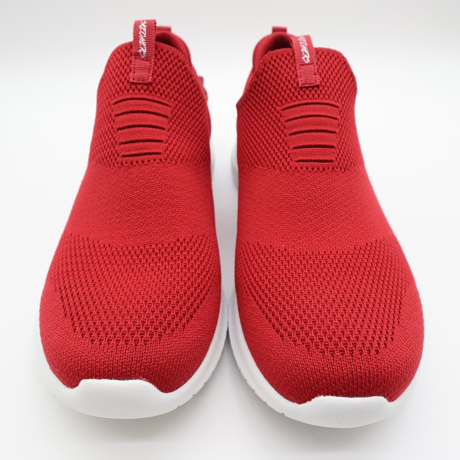 Skechers Ultra Flex First Take Women's Red Slip-On Sneakers Size 9 - Thumbnail 4