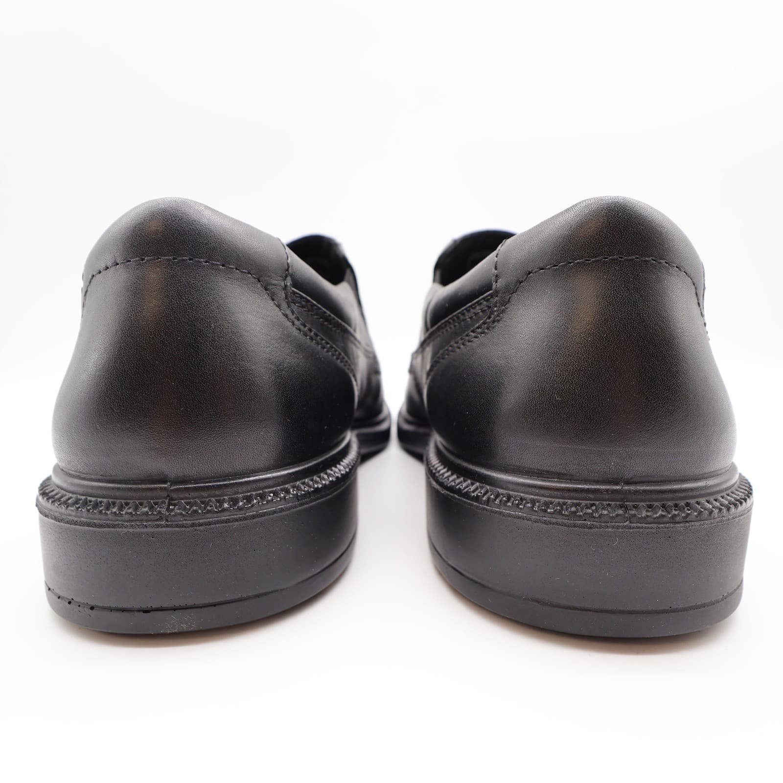 Hush Puppies Men's 10.5 Black Leather Waterproof Slip-On Loafers - Thumbnail 5