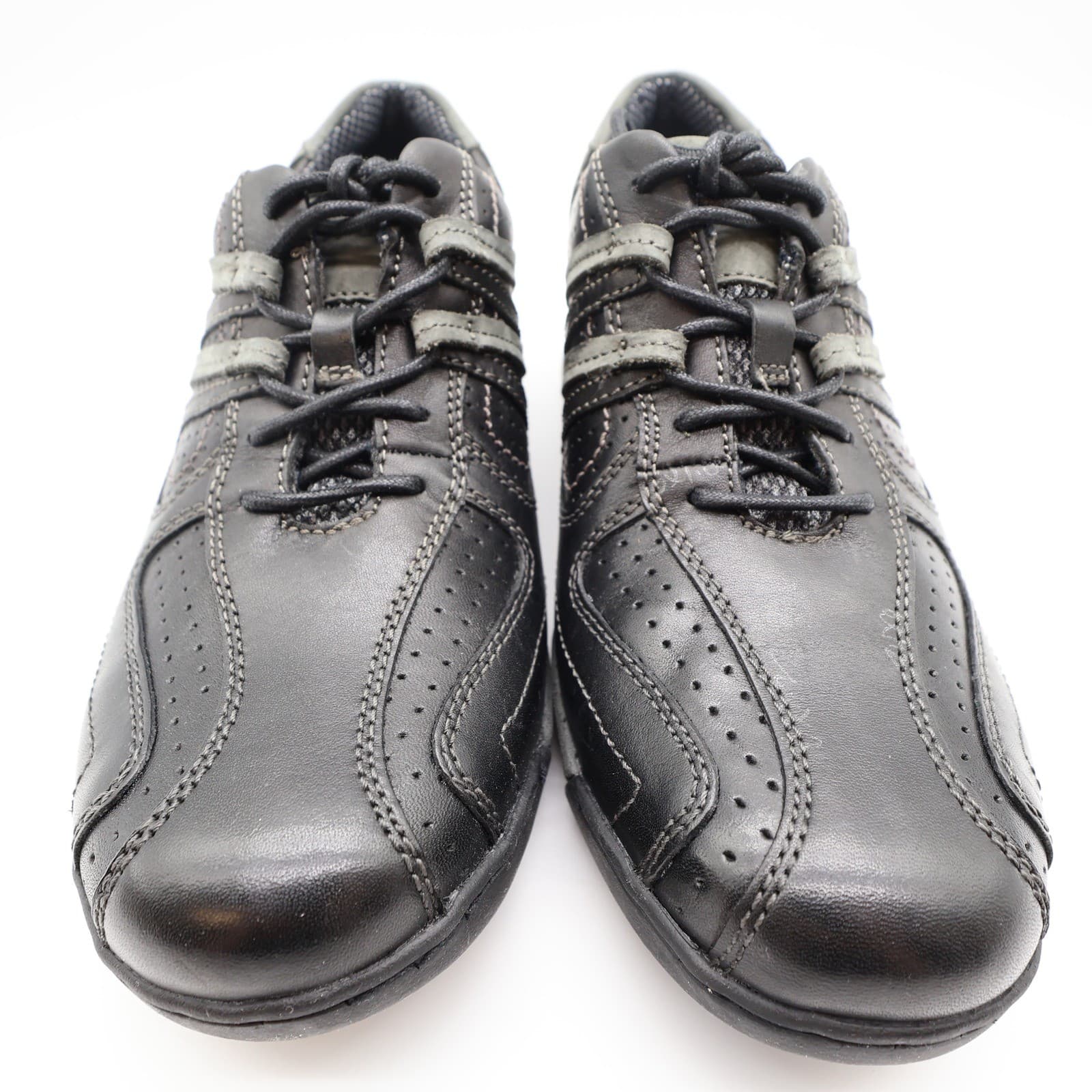 Hush Puppies Men's 9 Black Leather Comfort Walking Shoes H101169 NOS - Thumbnail 4