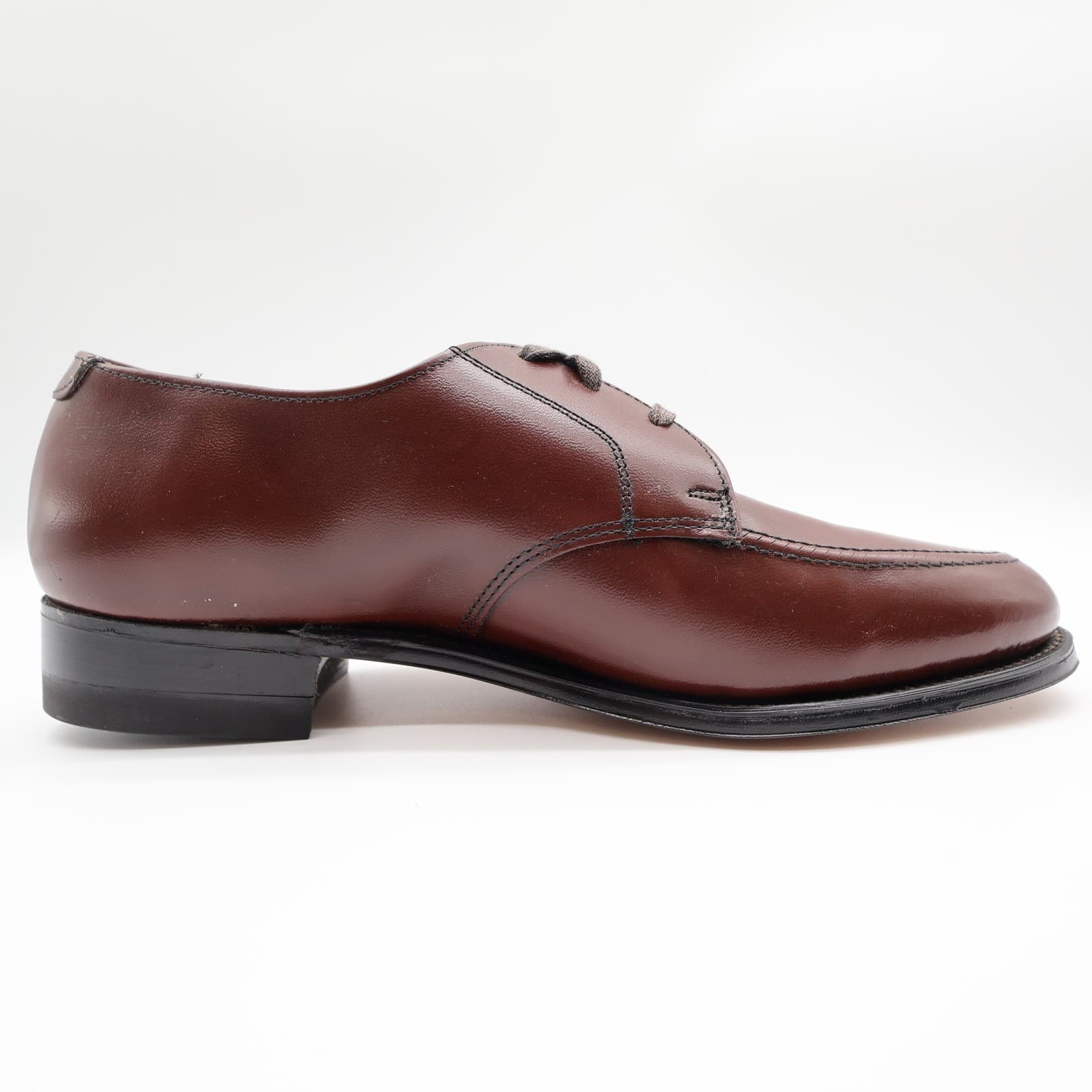 Nunn Bush Bristol Derby Dress Shoes Mens 10 D Mahogany Leather 0704 NOS - Thumbnail 10