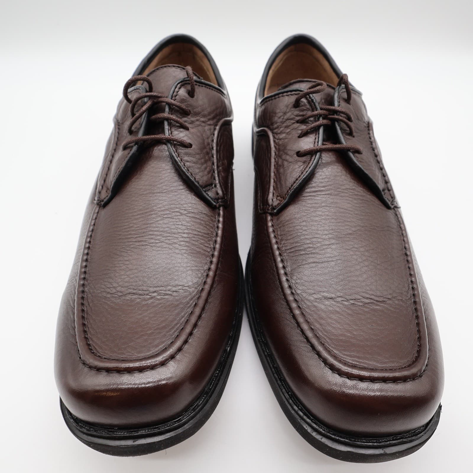Hush Puppies Tribute Oxford Mens 10.5 Dark Brown Leather 16408 Dress Shoes - Thumbnail 4