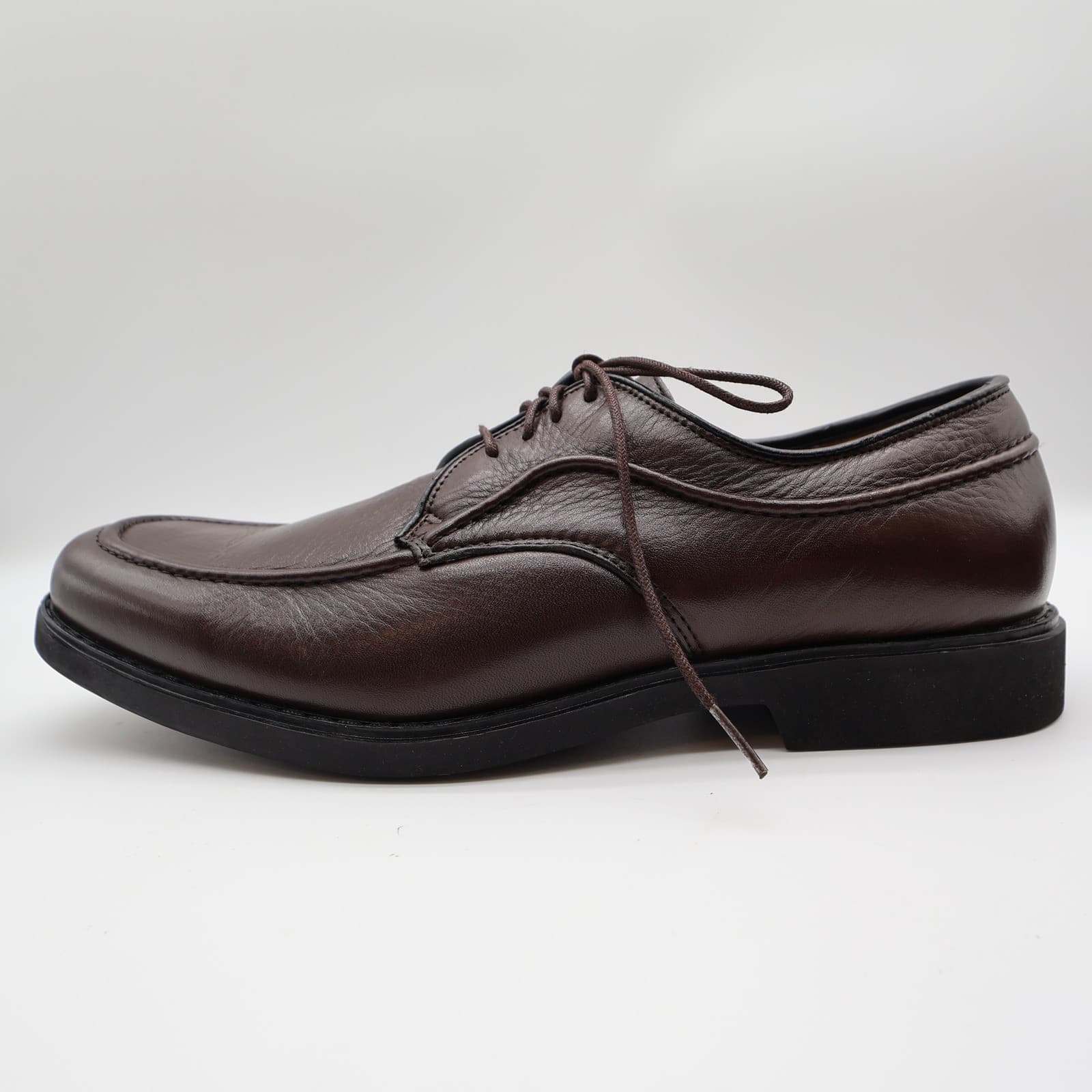 Hush Puppies Tribute Oxford Mens 10 Dark Brown Leather Dress Shoe 16408 New - Thumbnail 11