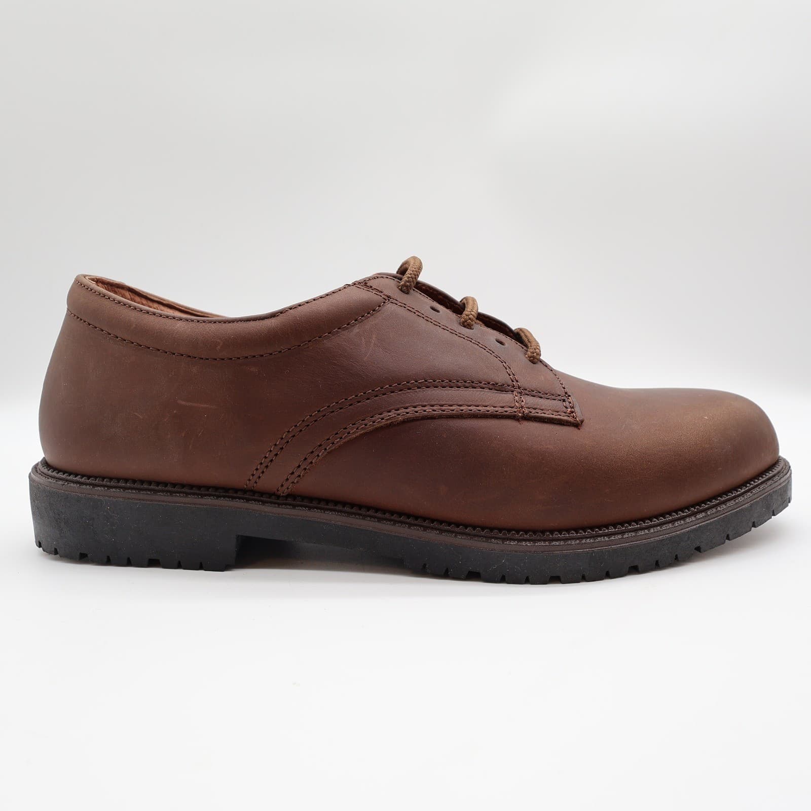 Nunn Bush Brown Leather Oxford Shoes Mens 9 Comfort Vintage 90s - Thumbnail 10