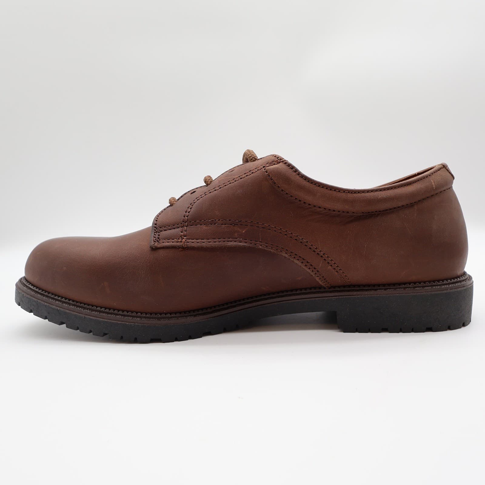 Nunn Bush Brown Leather Oxford Shoes Mens 9 Comfort Vintage 90s - Thumbnail 11