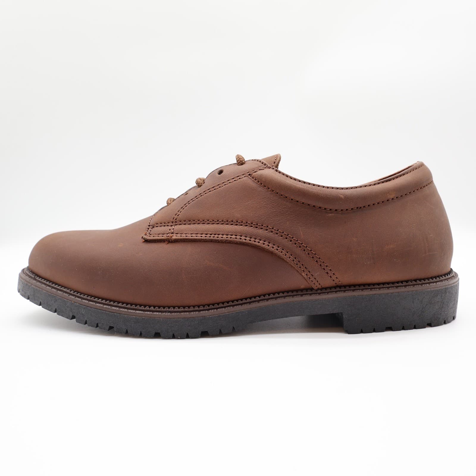 Nunn Bush Brown Leather Oxford Shoes Mens 9 Comfort Vintage 90s - Thumbnail 13
