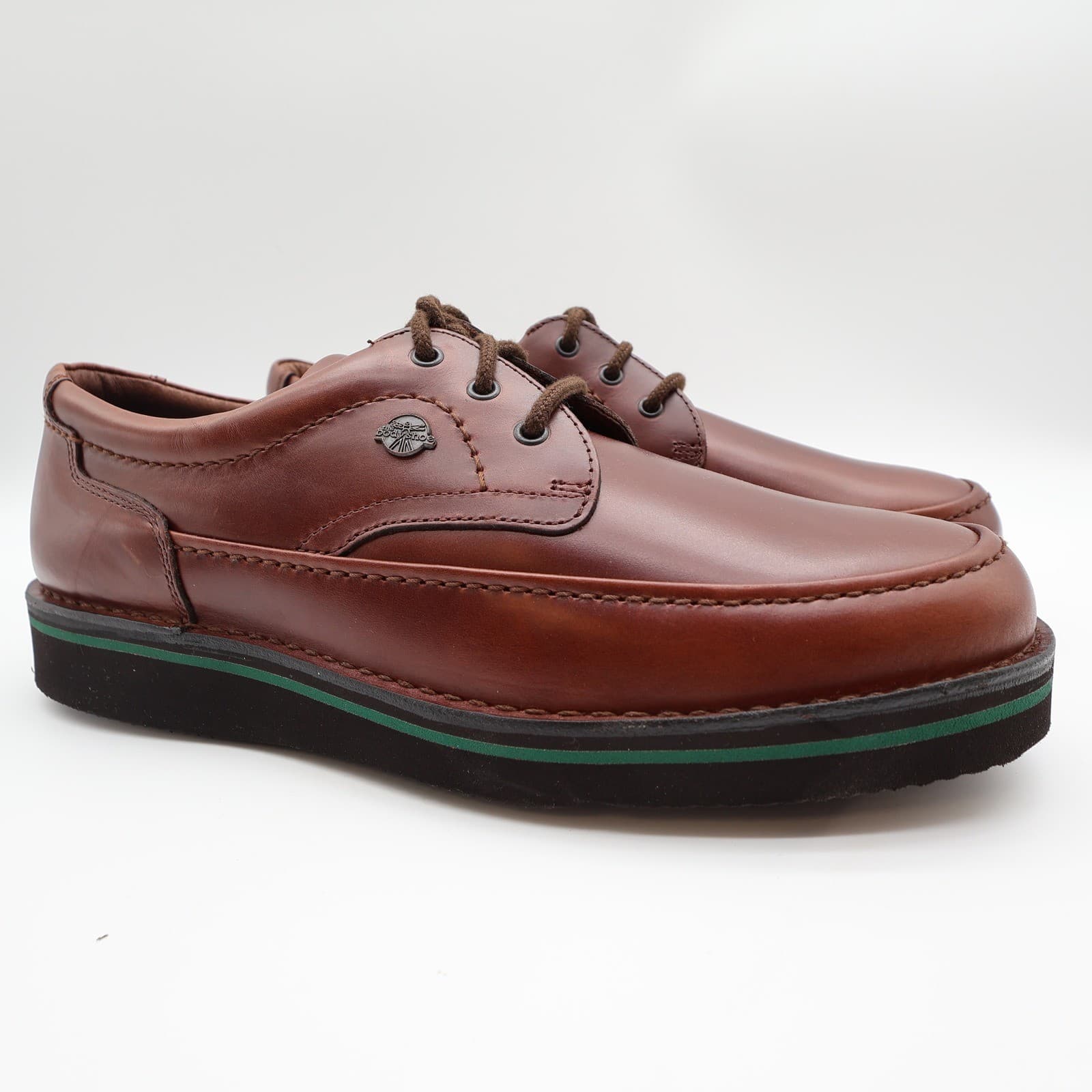 Hush Puppies Mall Walker Men's 11 Brown Leather Comfort Oxford Shoes - Thumbnail 2