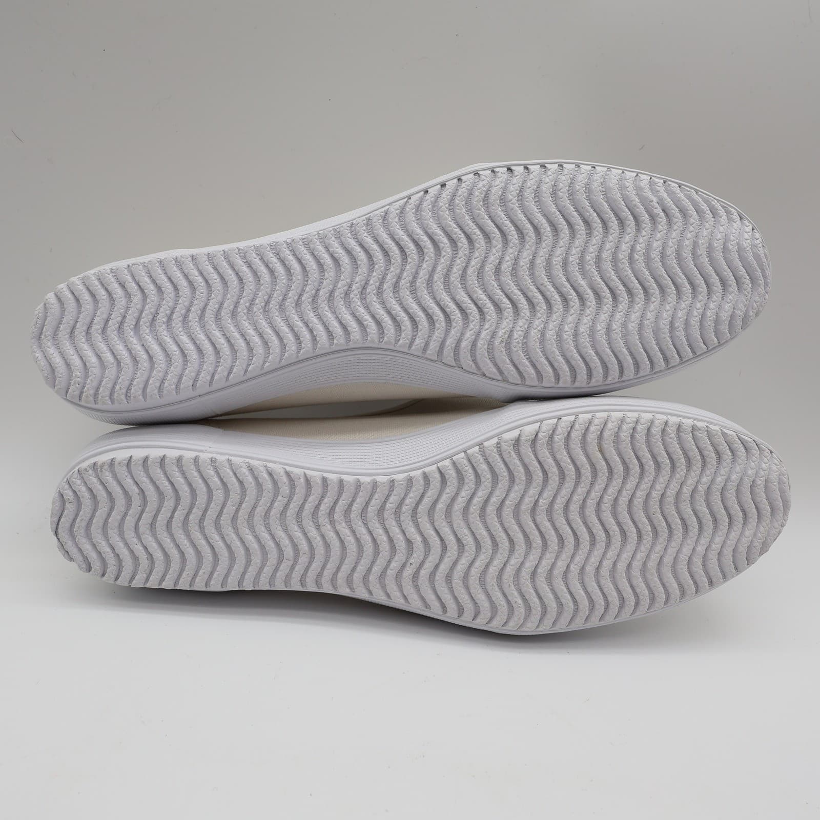 Grasshoppers Skipjack II Women's Sneakers 10 White Canvas Slip-On Y2K - Thumbnail 6